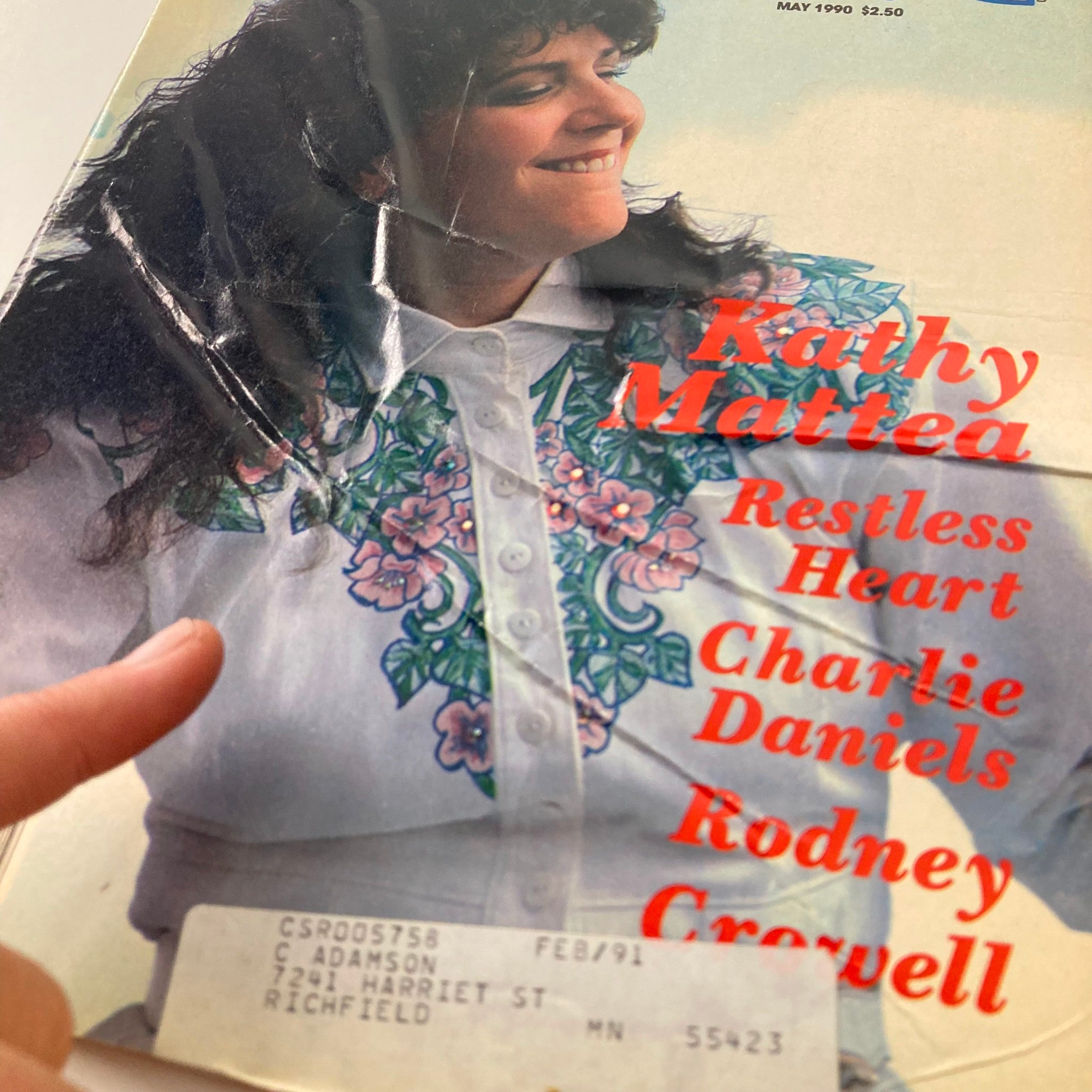 VTG Country Song Roundup Magazine May 1990 Kathy Mattea & Restless Heart