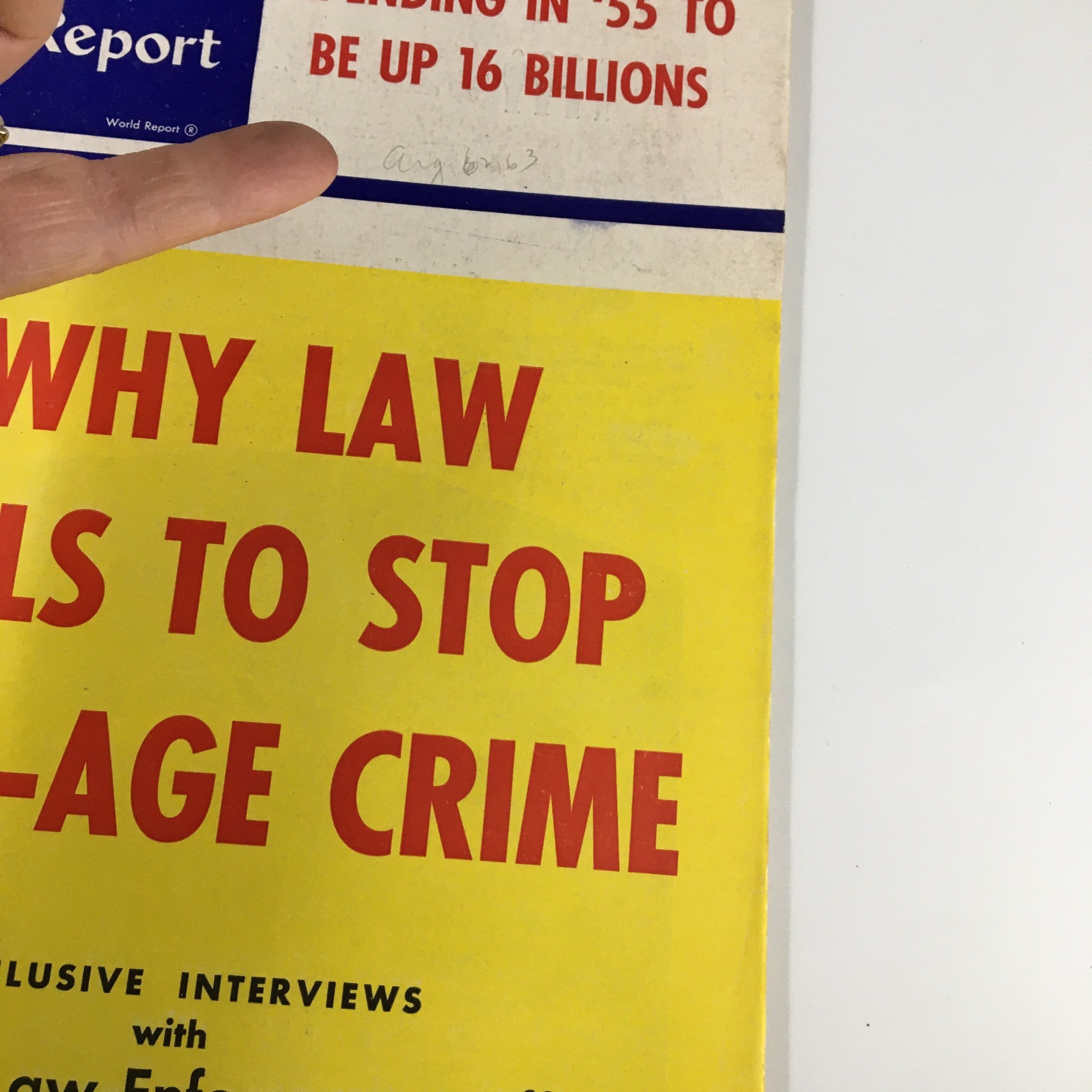 US News & World Report Magazine January 14 1955 Why Law Fails To Stop Teen Crime