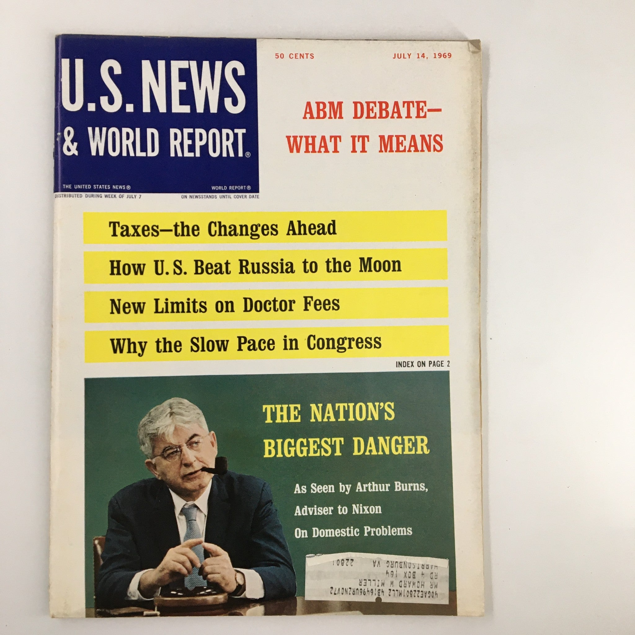 US News & World Report Magazine July 14 1969 ABM Debate What It Means