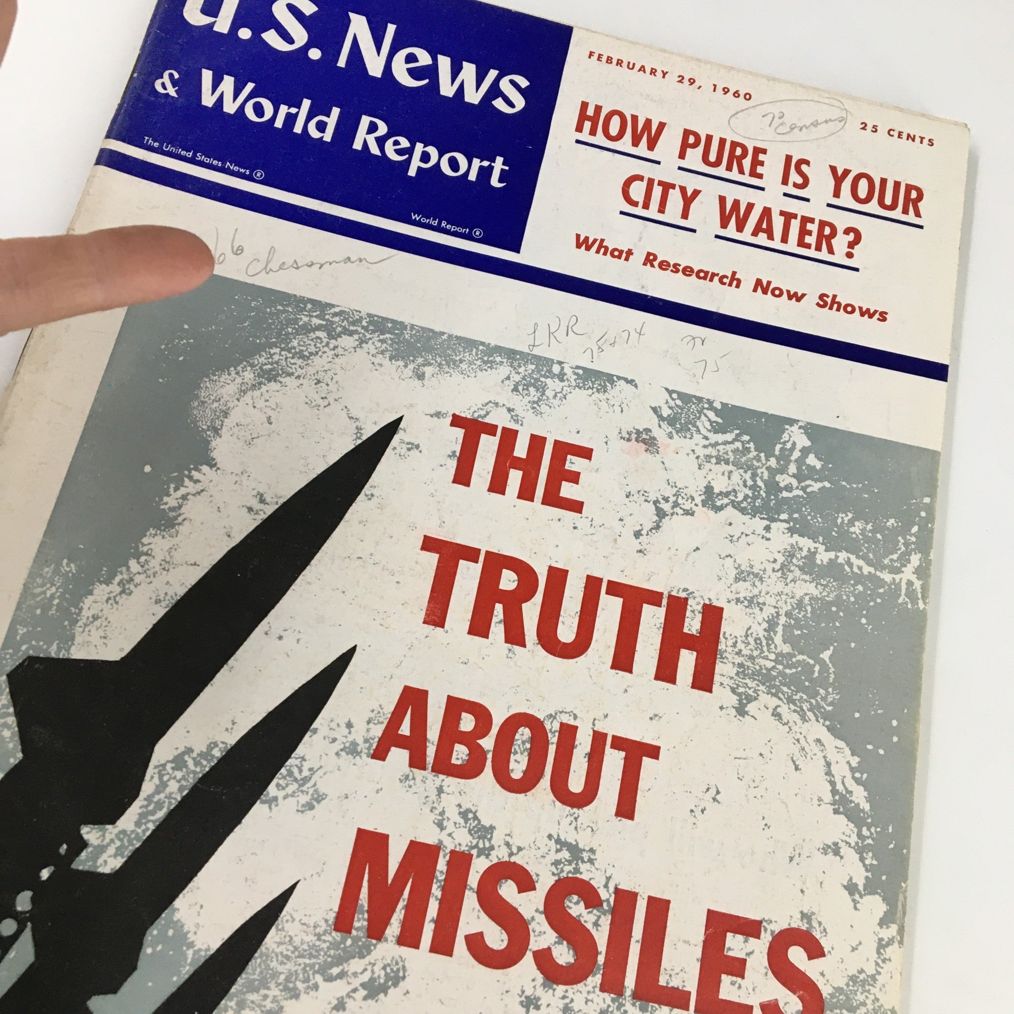 US News & World Report Magazine February 29 1960 How Pure Is Your City Water?