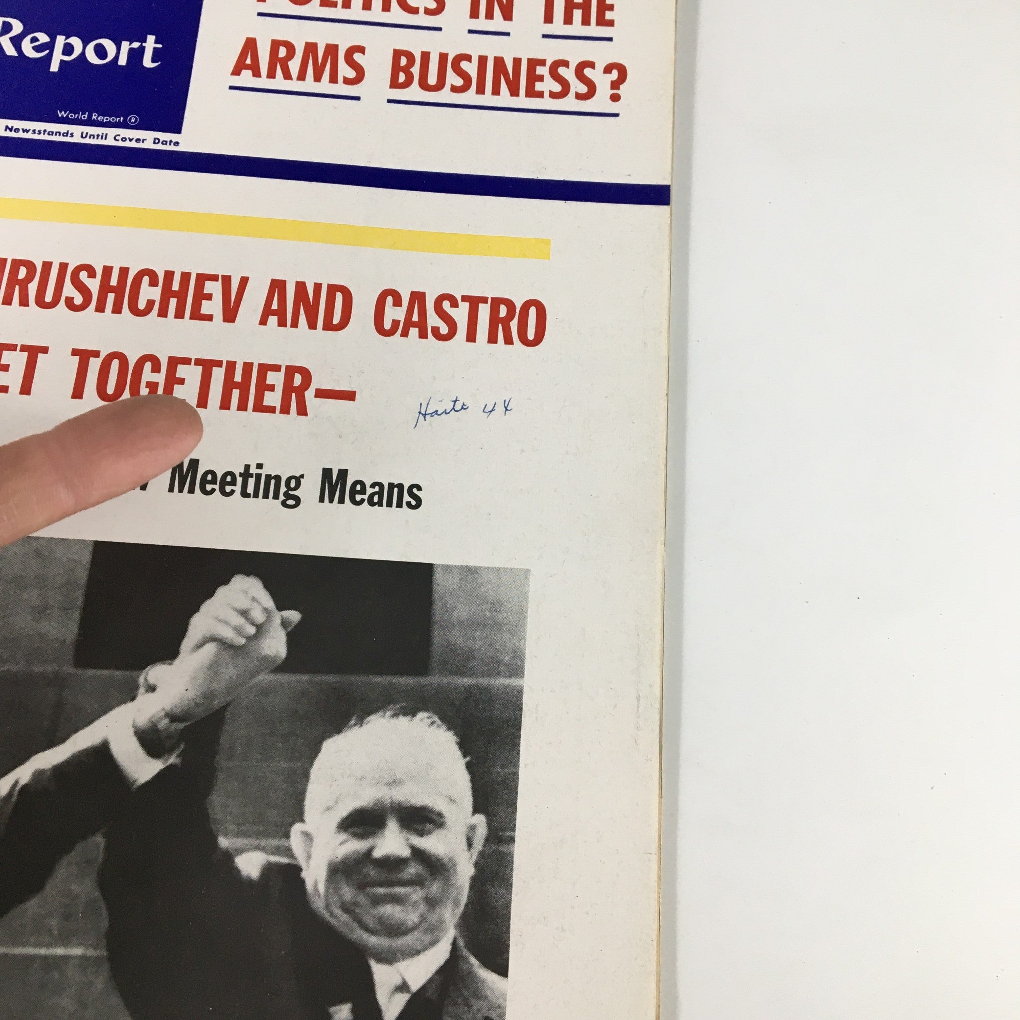 US News & World Report Magazine May 13 1963 Politics In The Arms Business?