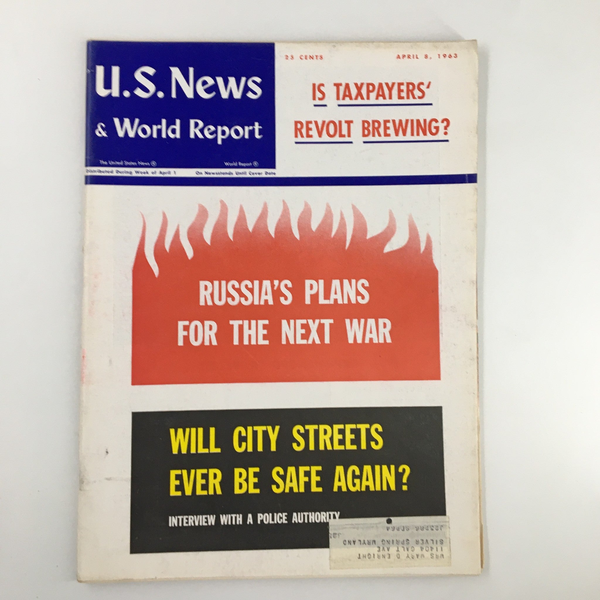 US News & World Report Magazine April 8 1963 Russia's Plans For The Next War