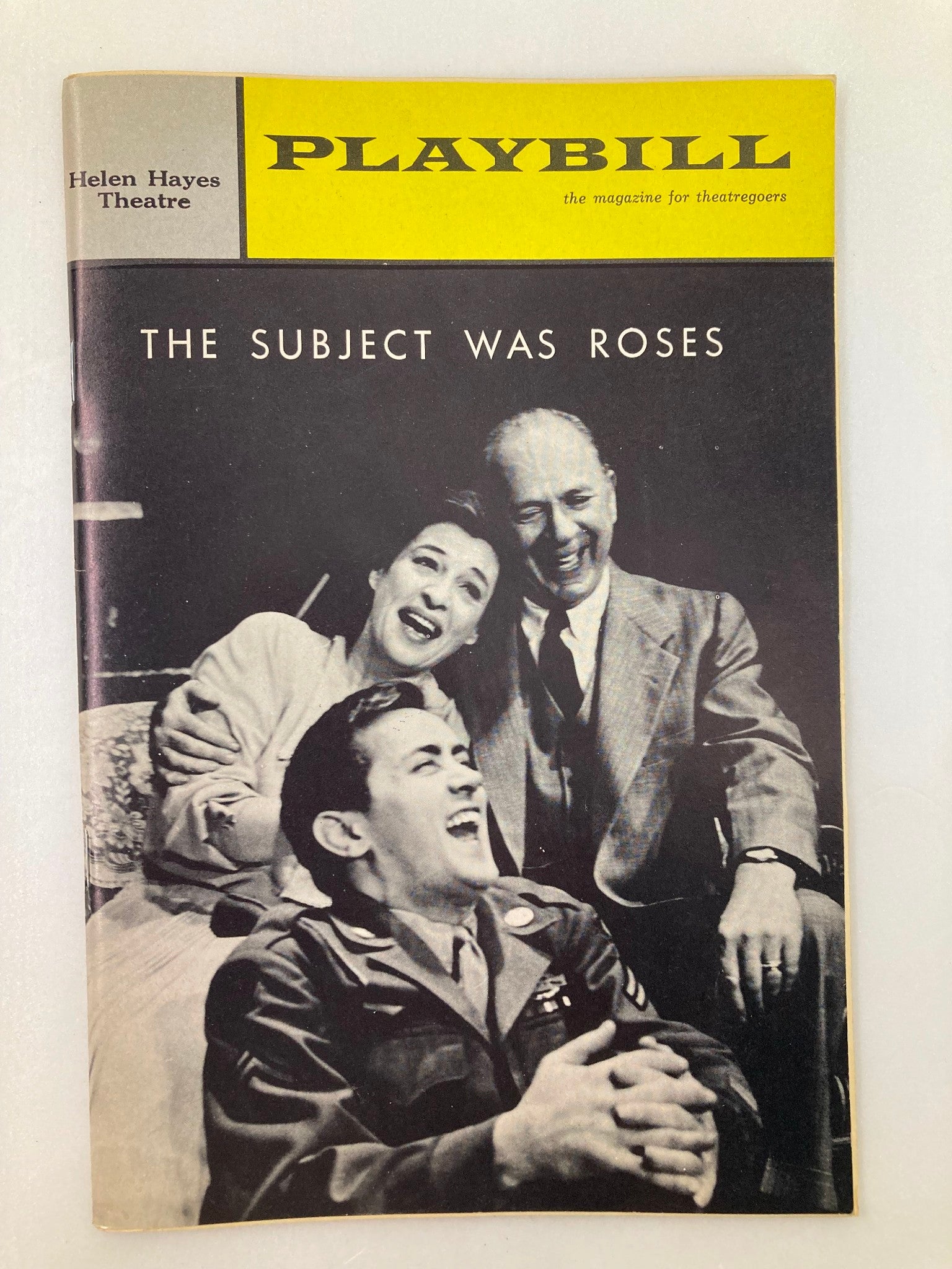 1965 Playbill Helen Hayes Theatre Jack Albertson in The Subject Was Roses