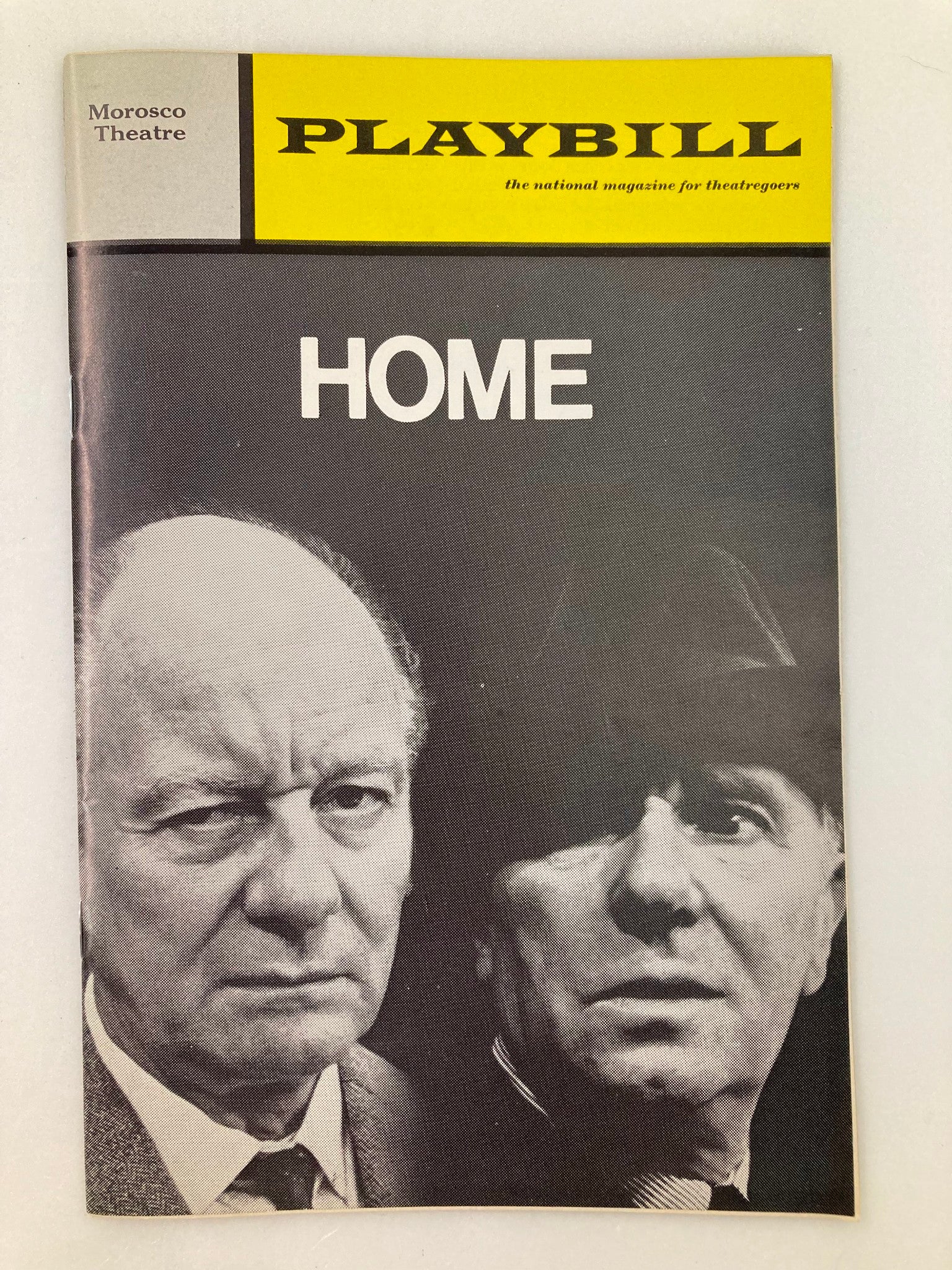 1970 Playbill The Morosco Theatre John Gielgud, Ralph Richardson in Home