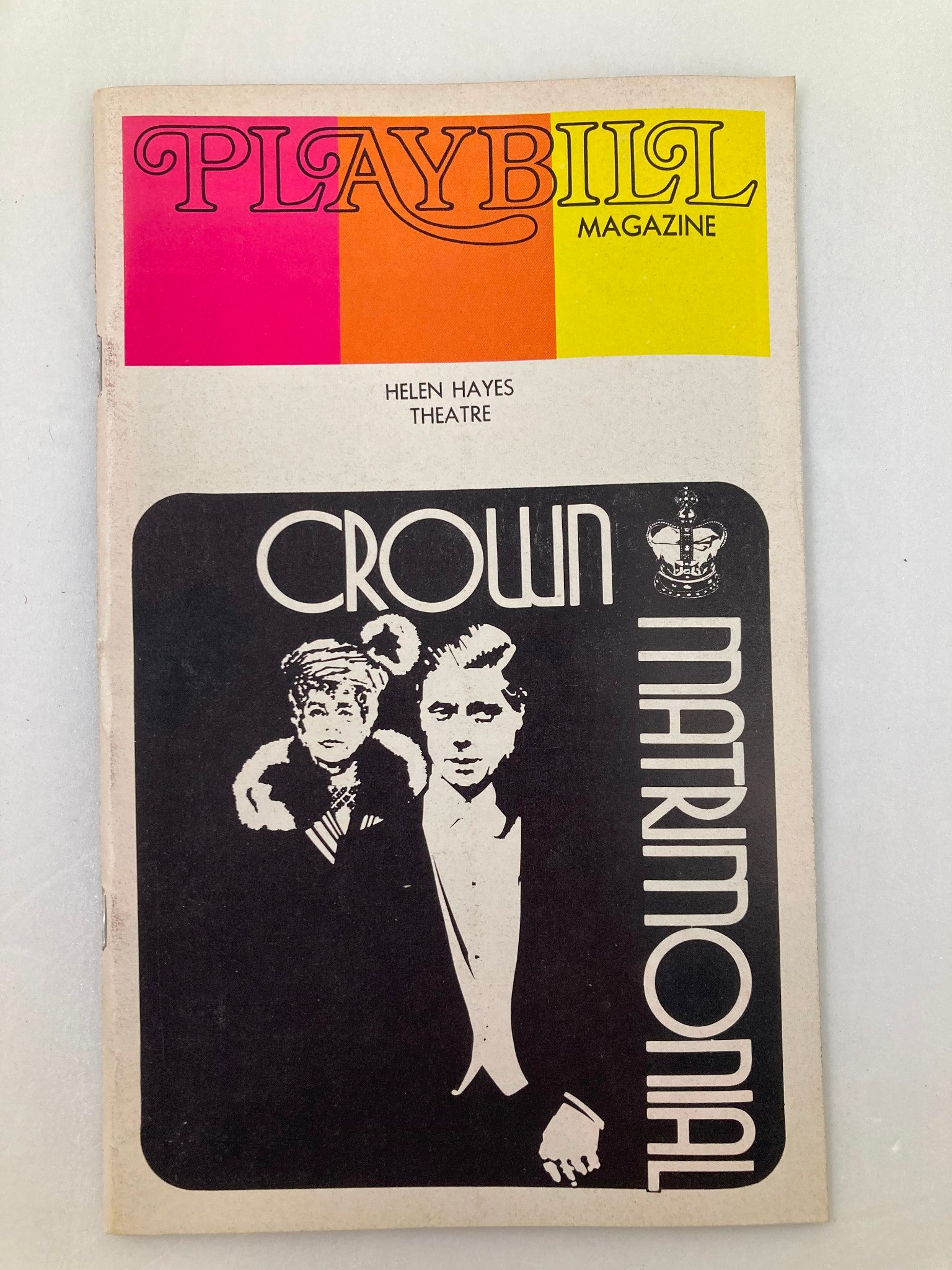 1973 Playbill Helen Hayes Theatre Eileen Herlie in Crown Matrimonial