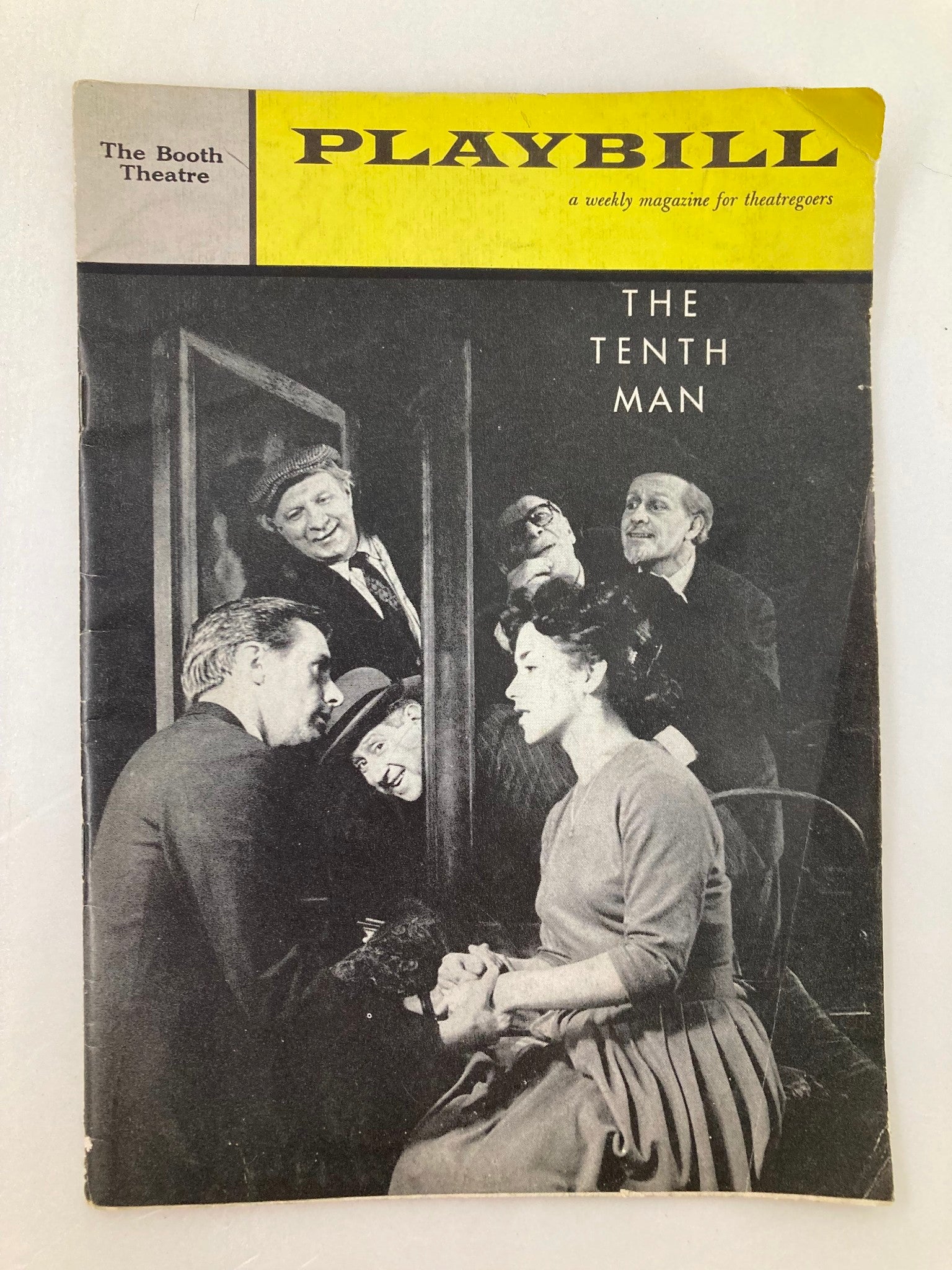 1961 Playbill The Booth Theatre Jacob Ben-Ami and Donald Harron in The Tenth Man