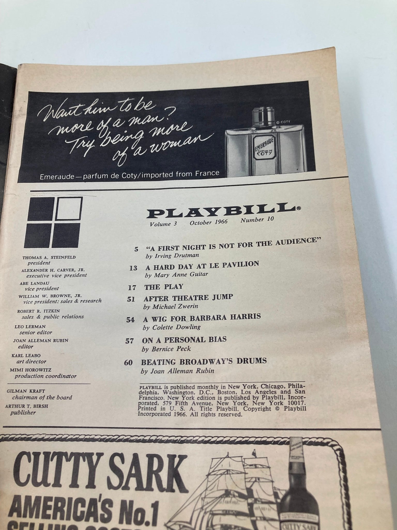 1966 Playbill The Plymouth Theatre Donald Donnelly in Philadelphia, Here I Come