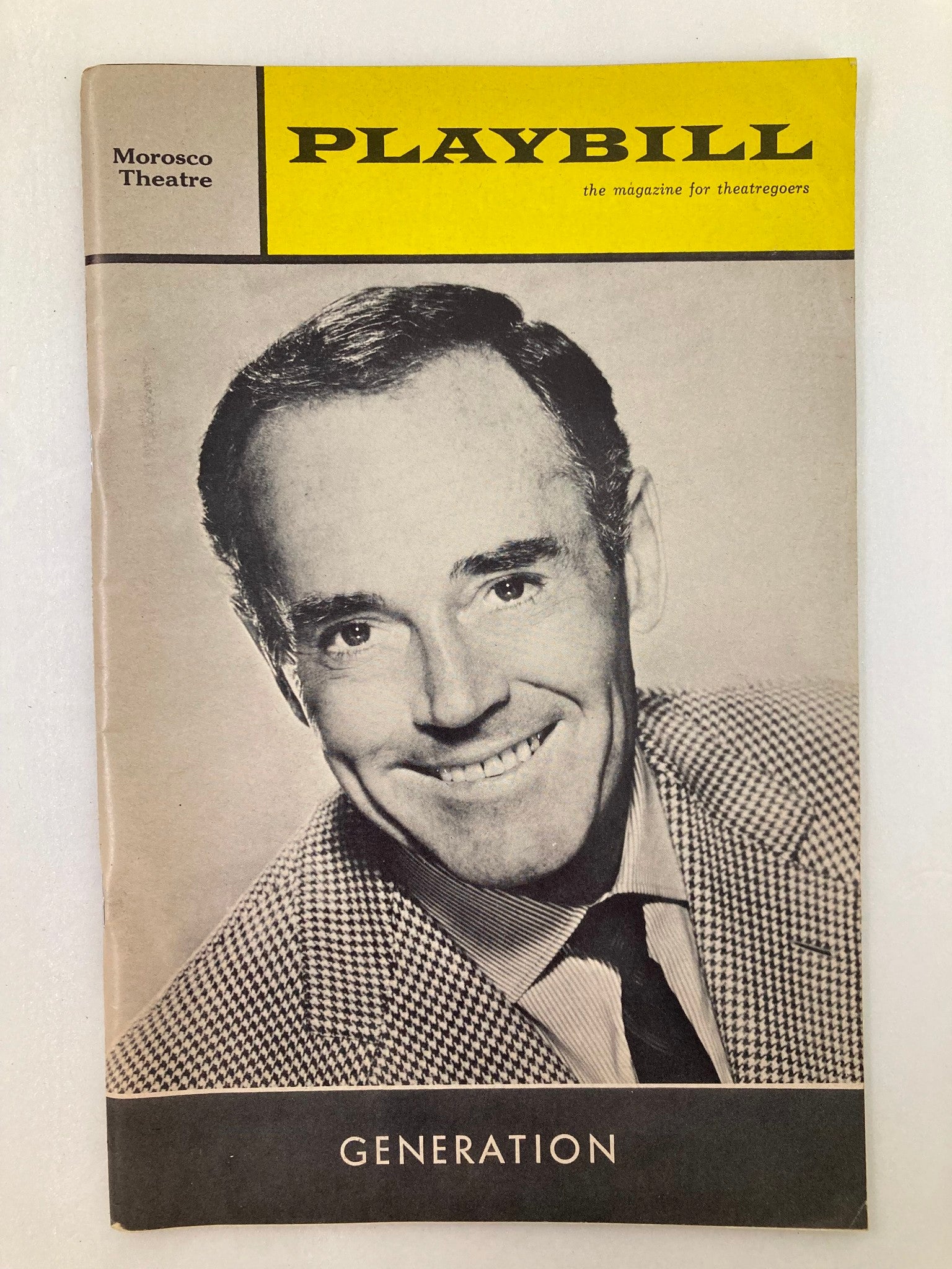 1966 Playbill The Morosco Theatre Henry Fonda, Richard Jordan in Generation