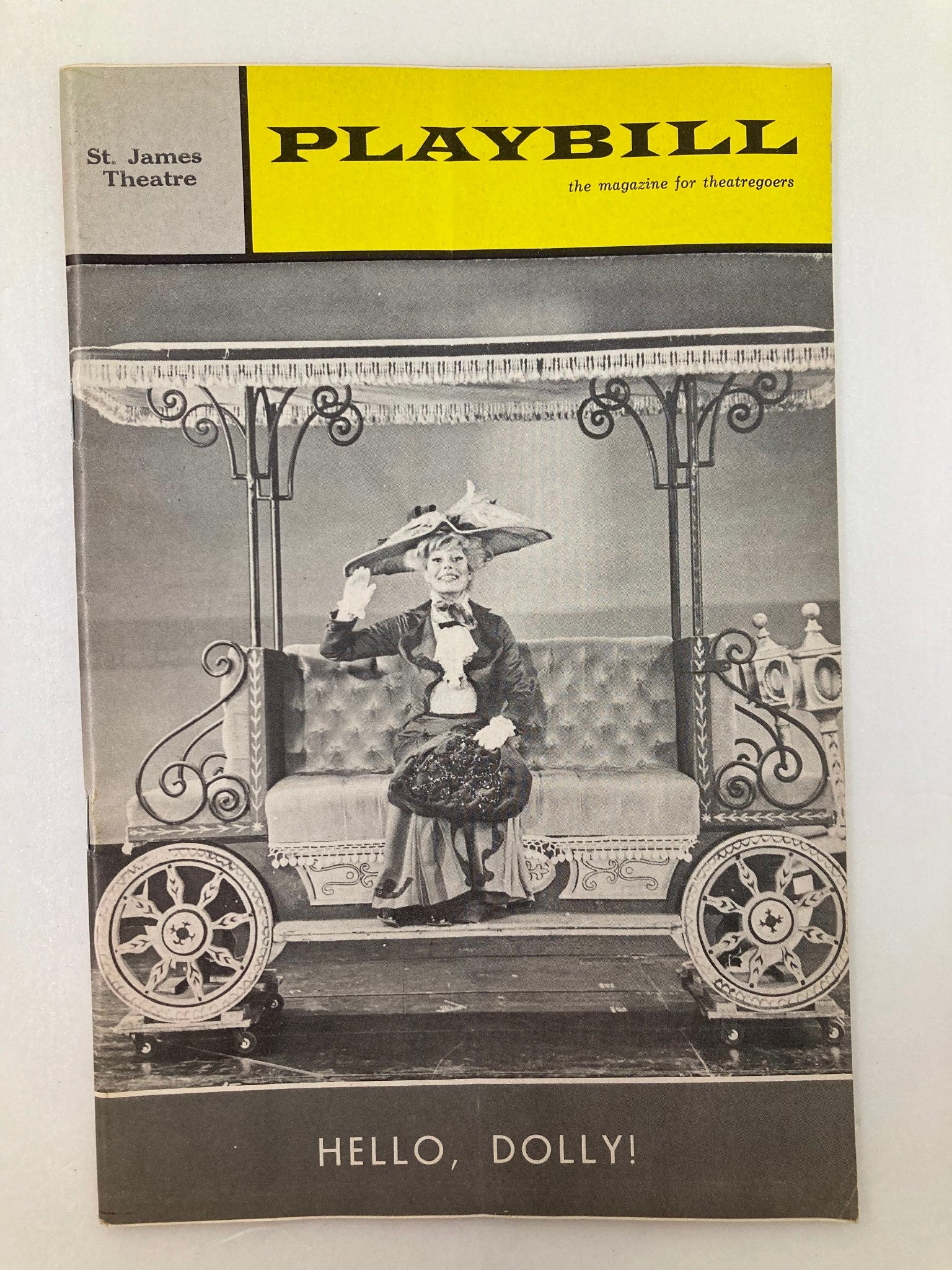 1965 Playbill St. James Theatre Carol Channing, Jerry Dodge in Hello, Dolly!