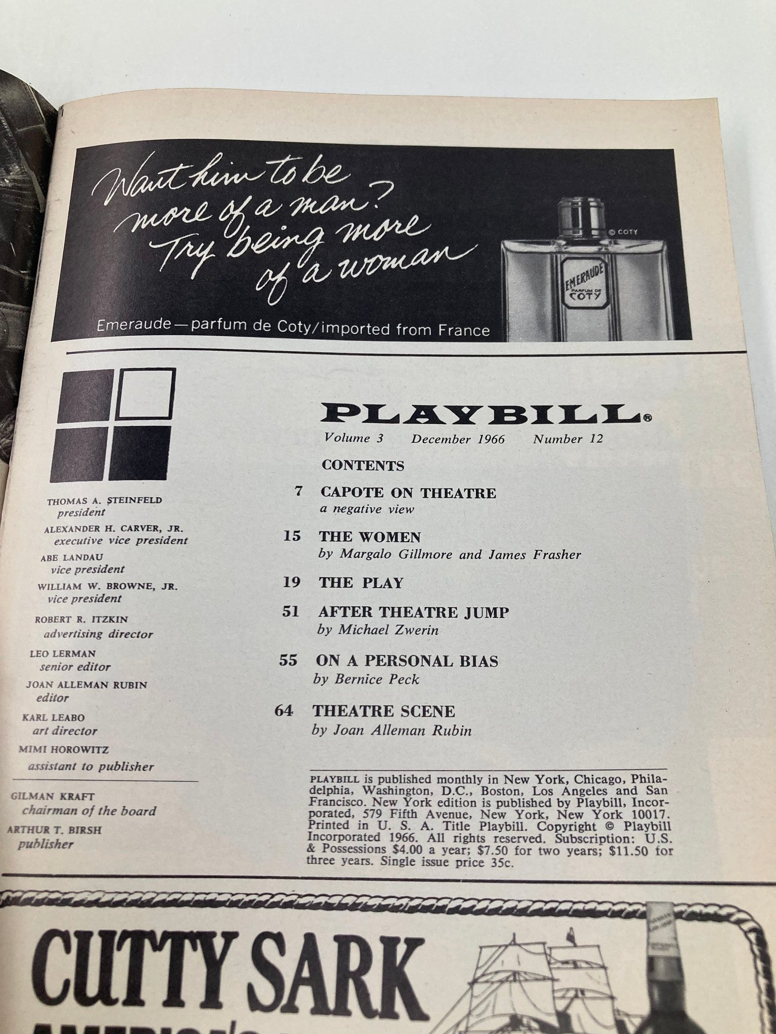 1966 Playbill The Music Box Lee Remick and Mitchell Ryan in Wait Until Dark