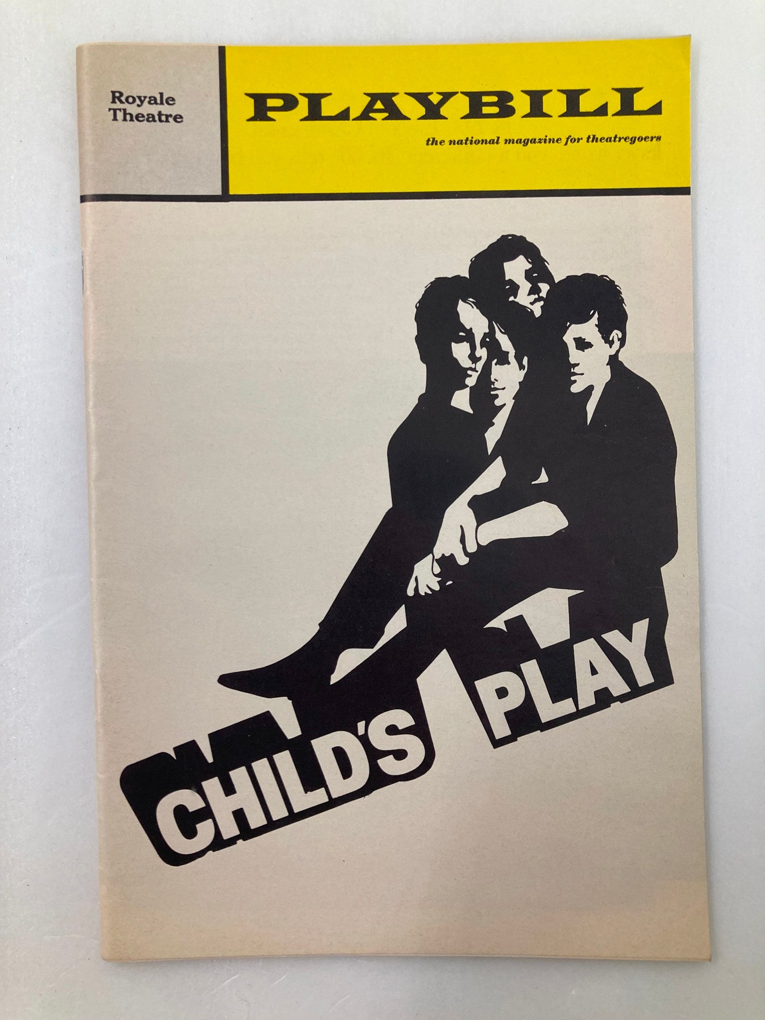 1970 Playbill Royale Theatre Pat Hingle, Fritz Weaver in Child's Play