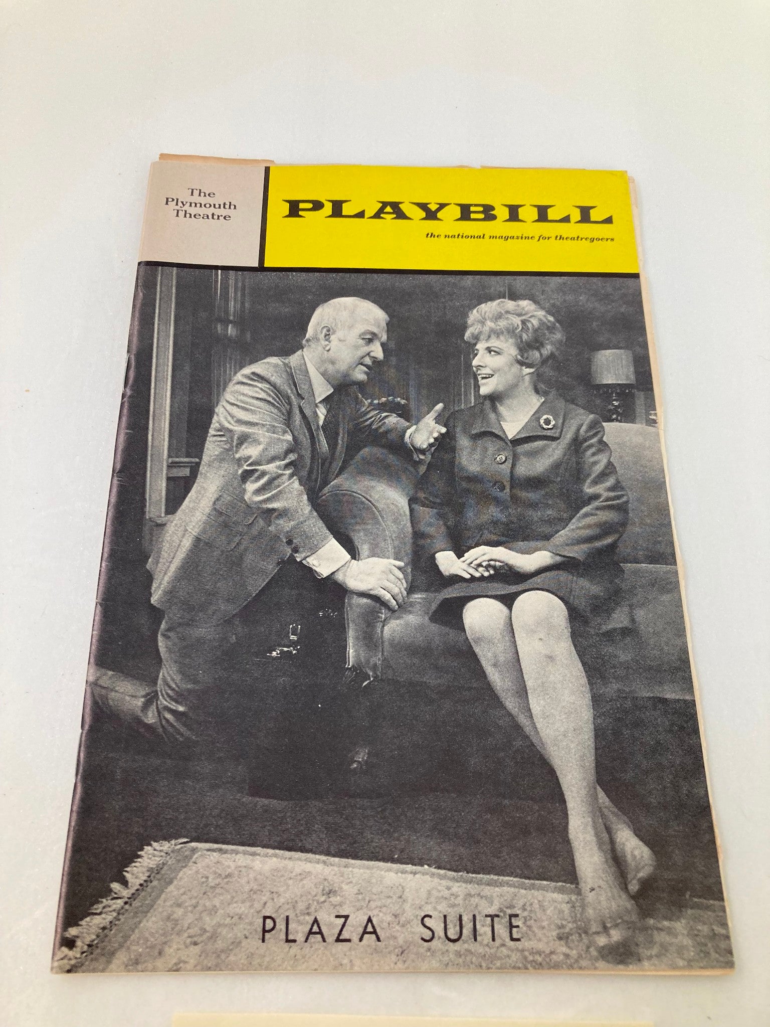 1970 Playbill The Plymouth Theatre Don Portner & Peggy Cass in Plaza Suite