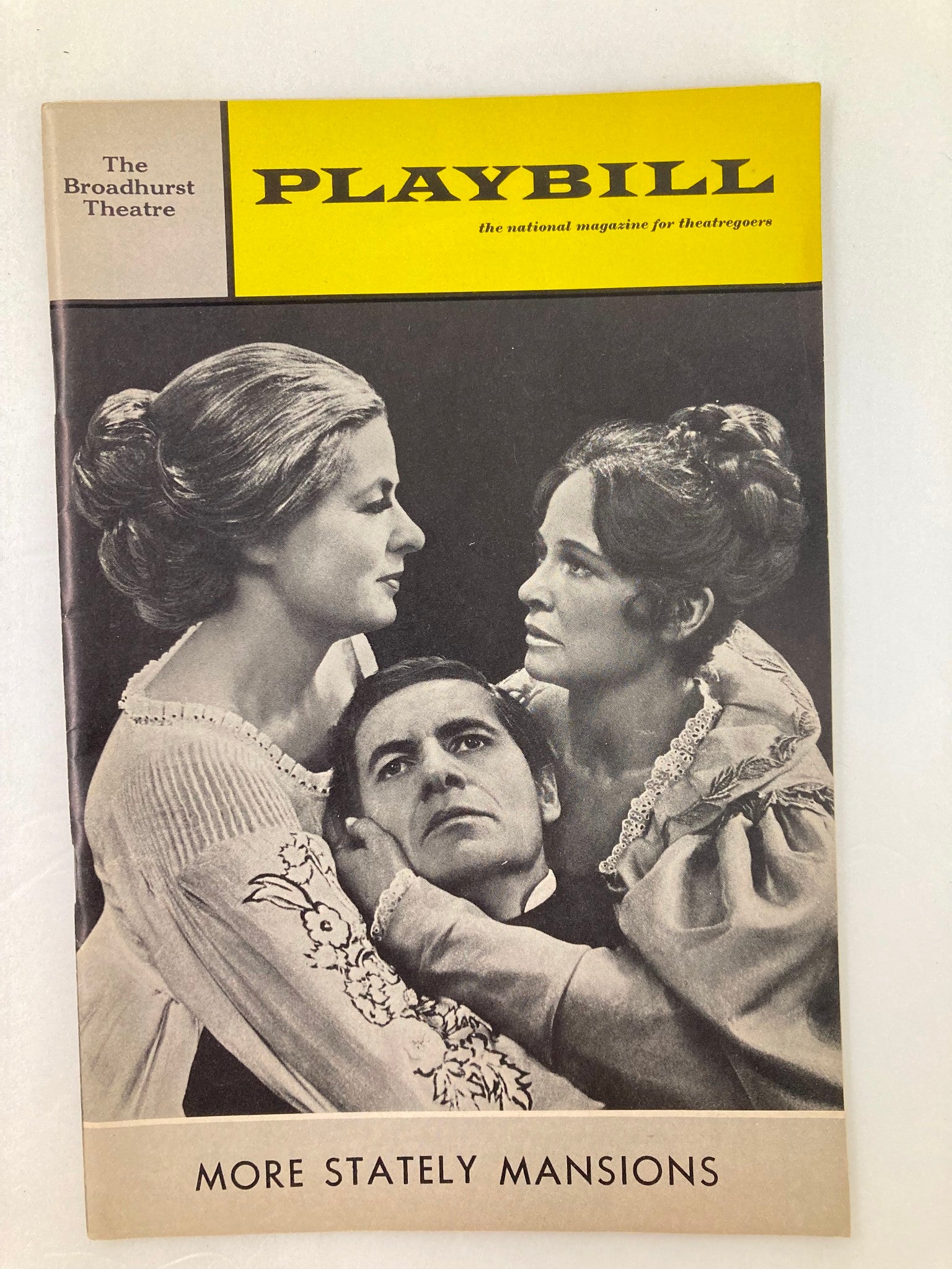 1968 Playbill Broadhurst Theatre Ingrid Bergman in More Stately Mansions