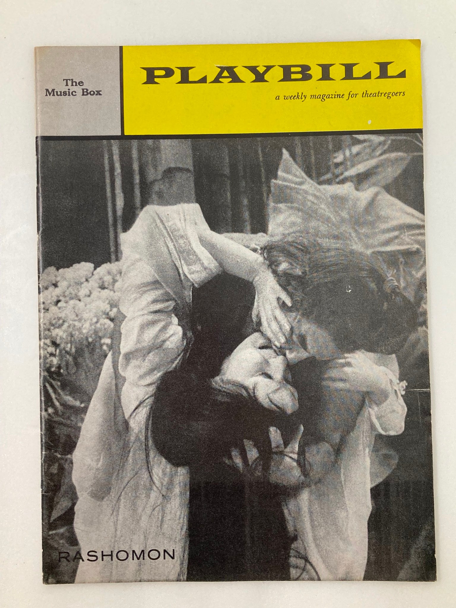 1959 Playbill The Music Box Claire Bloom, Rod Steiger in Rashomon