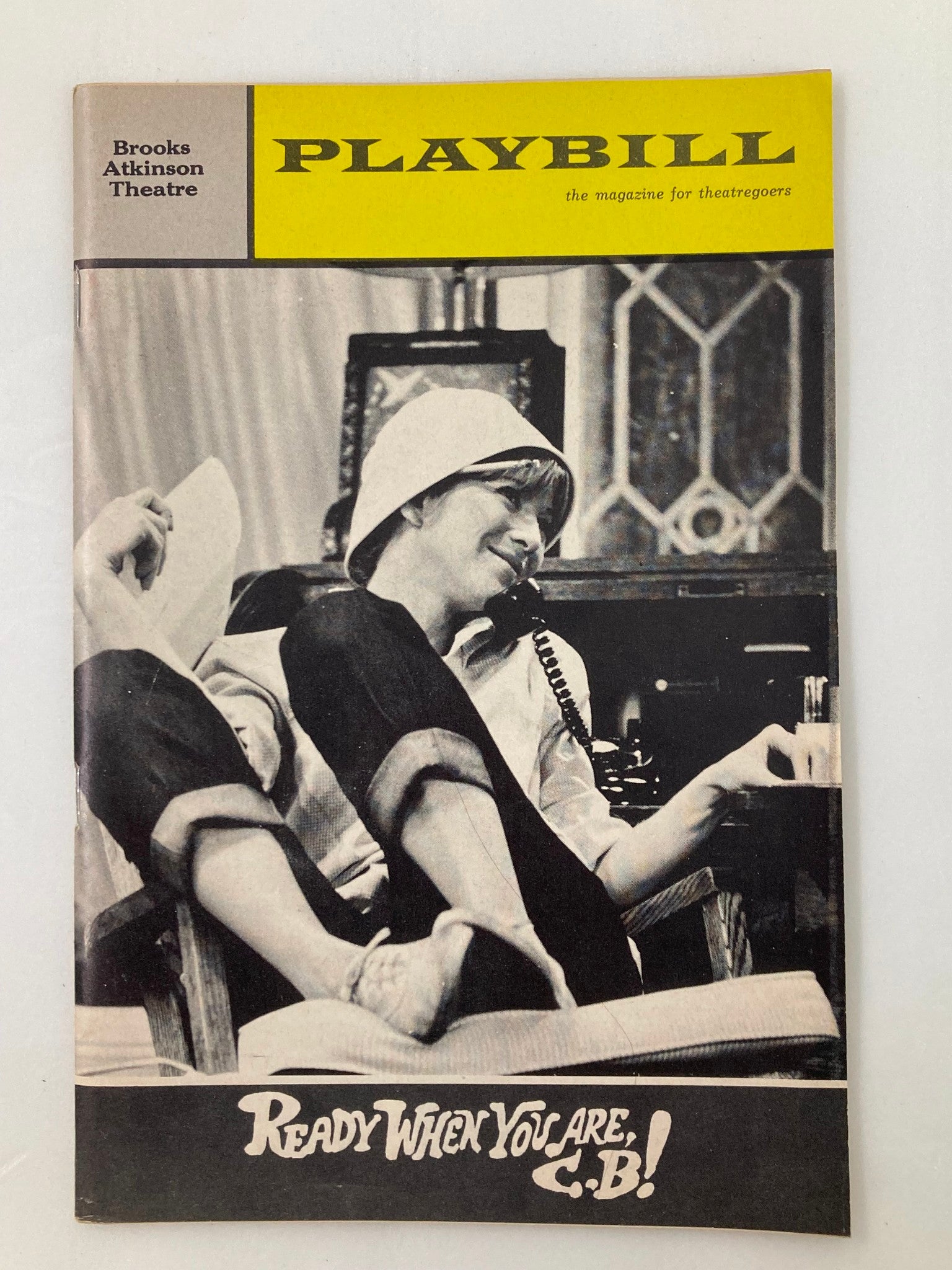 1965 Playbill Brooks Atkinson Theatre Julie Harris in Ready When You Are C.B!