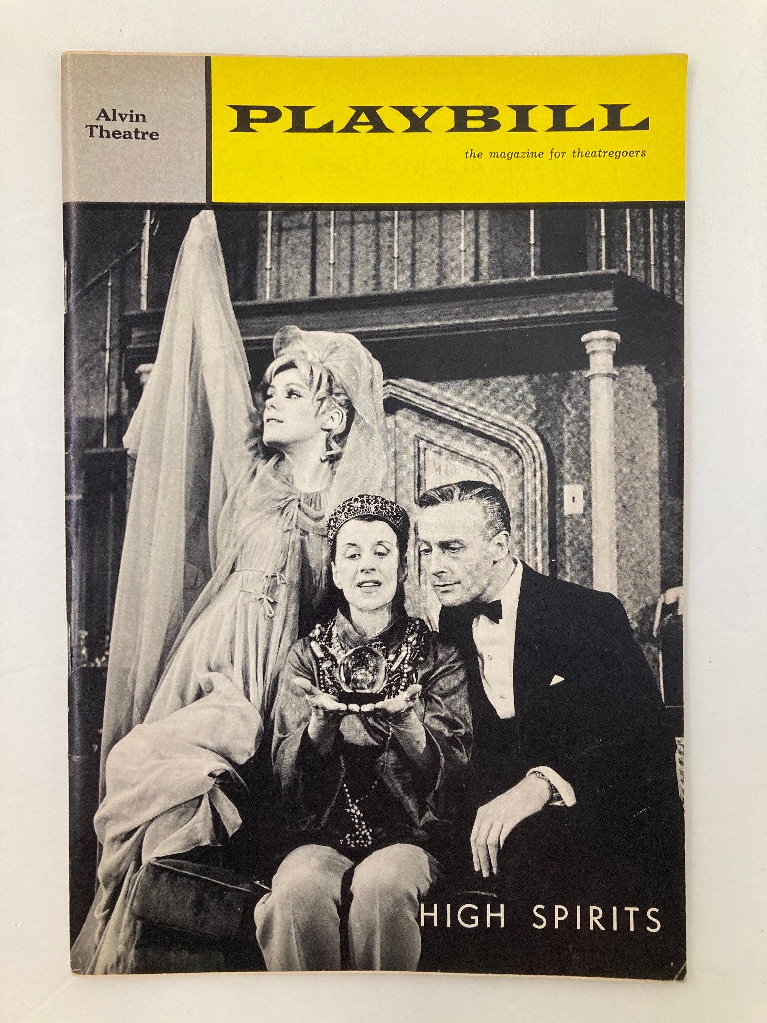 1964 Playbill Alvin Theatre Beatrice Lillie, Tammy Grimes in High Spirits