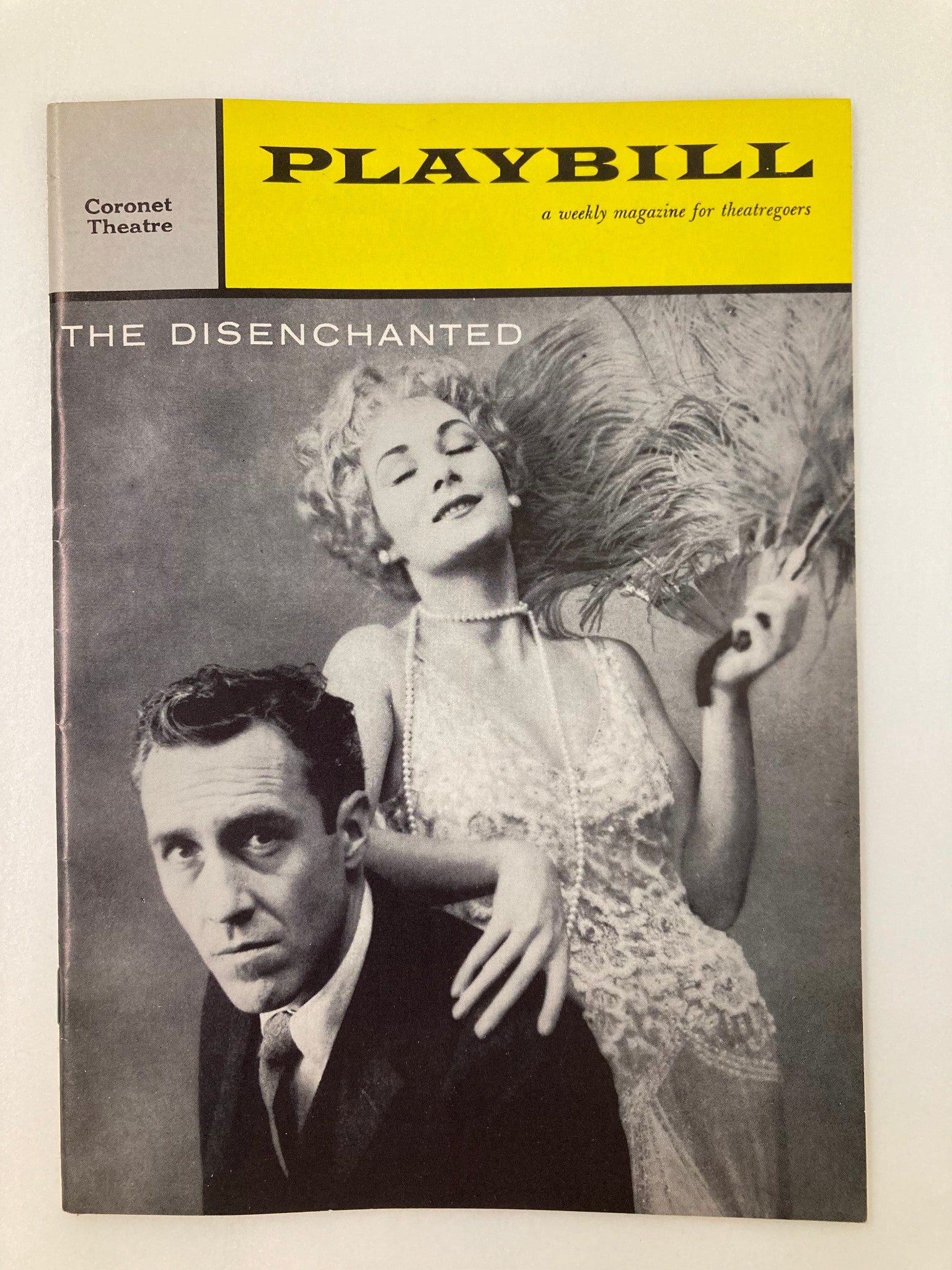 1959 Playbill Coronet Theatre Jason Robards Jr. in The Disenchanted