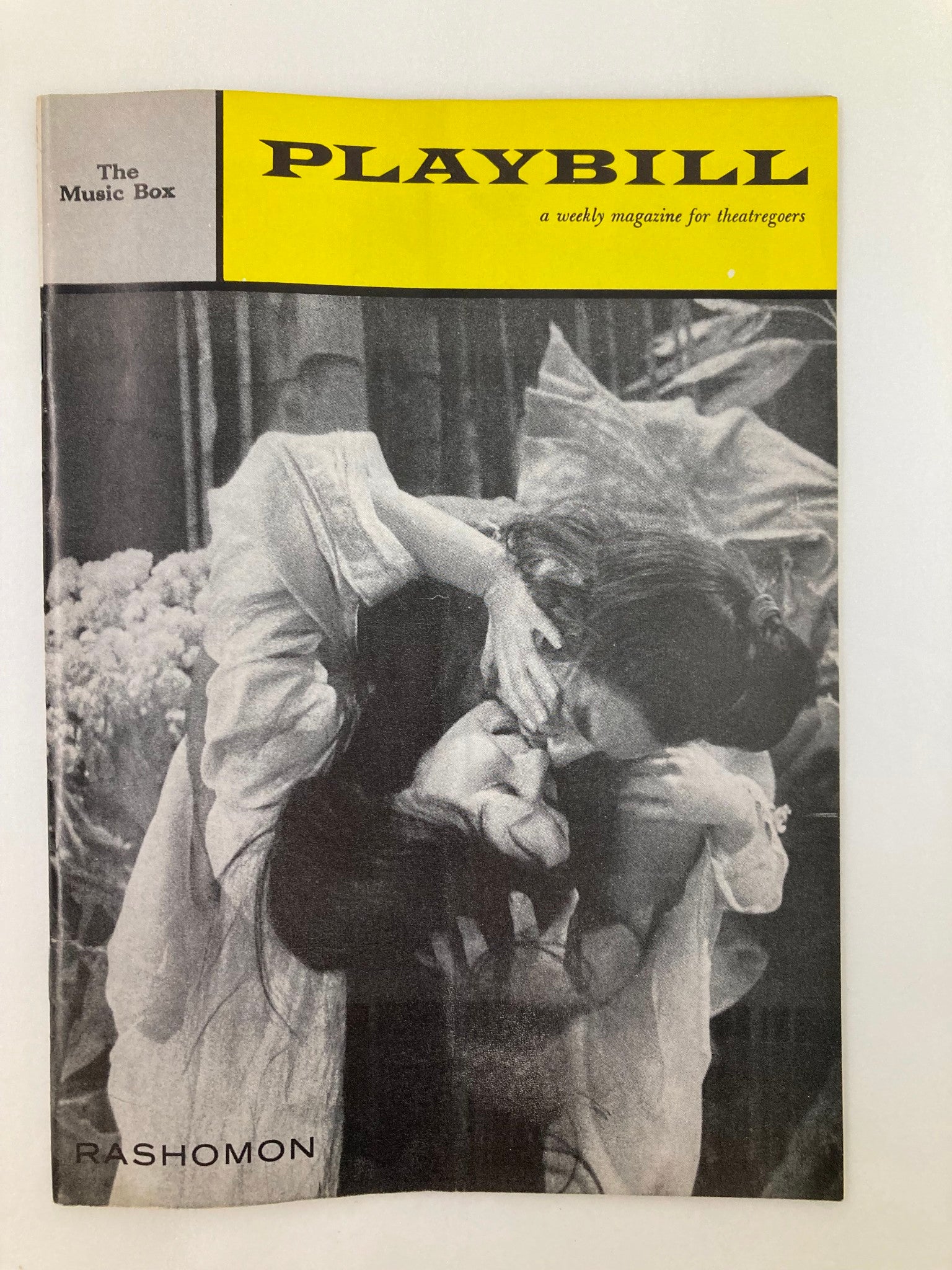 1959 Playbill The Music Box Claire Bloom, Rod Steiger, Oscar Homolka in Rashomon