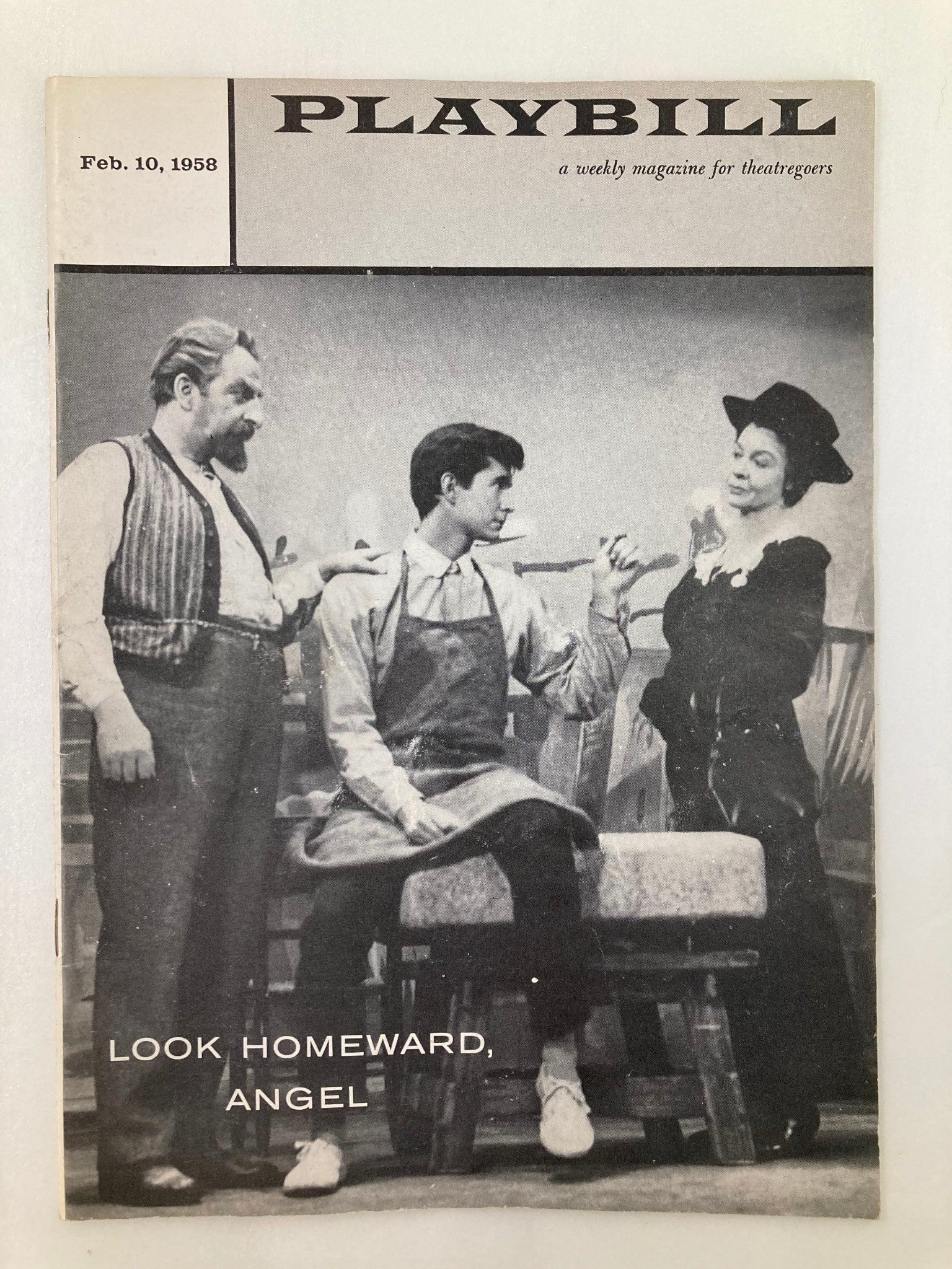 1958 Playbill Ethel Barrymore Theatre Anthony Perkins in Look Homeward, Angel