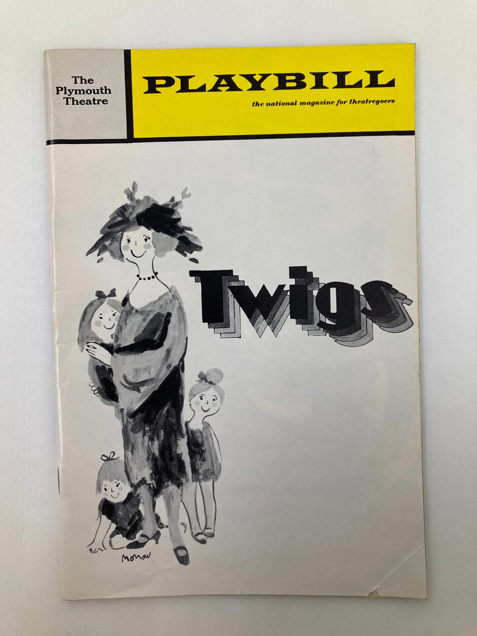 1972 Playbill The Plymouth Theatre Sada Thompson, Robert Donley in Twig