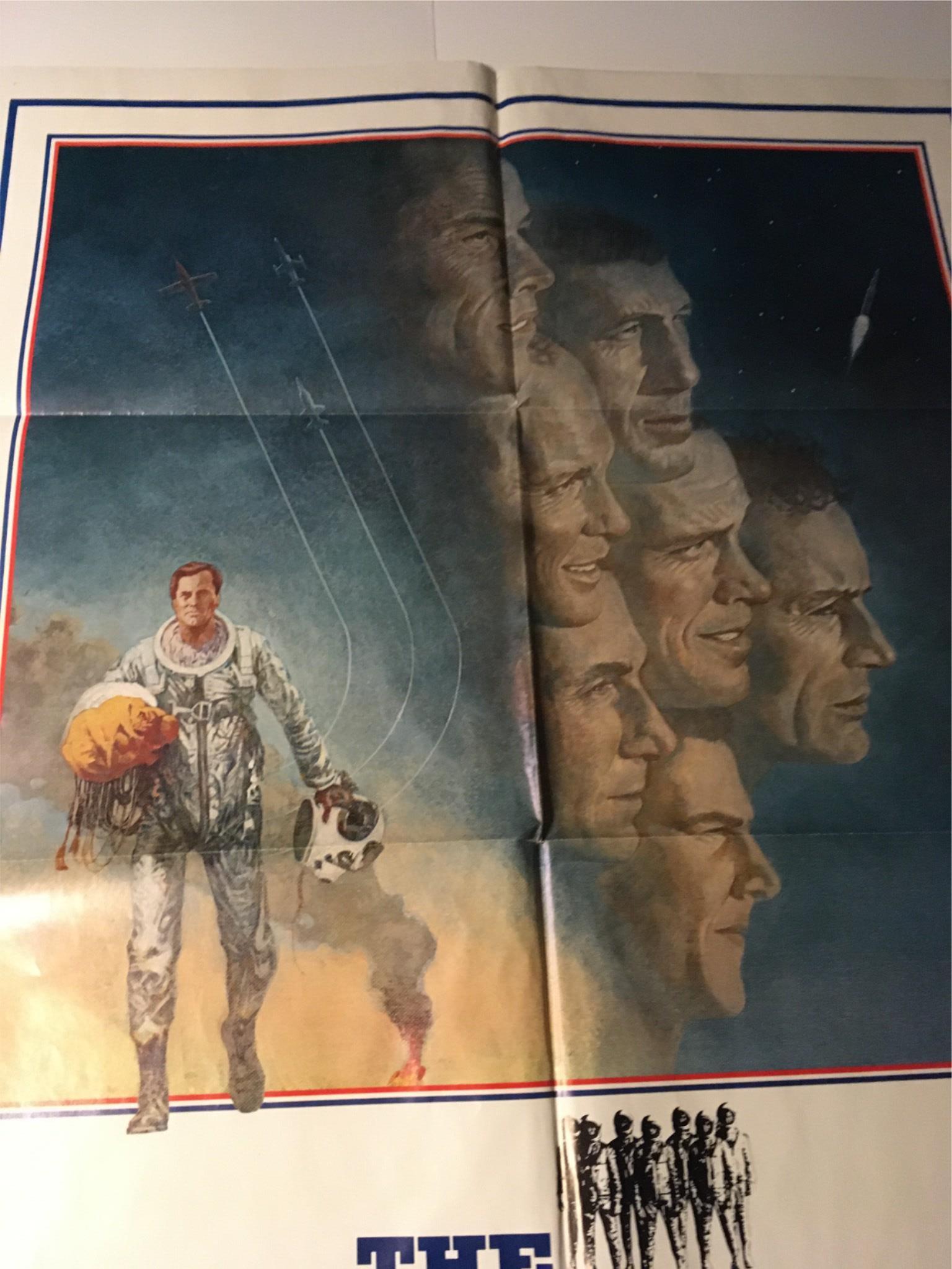 1983 The Right Stuff 41" x 27" Original Movie Poster Charles Frank