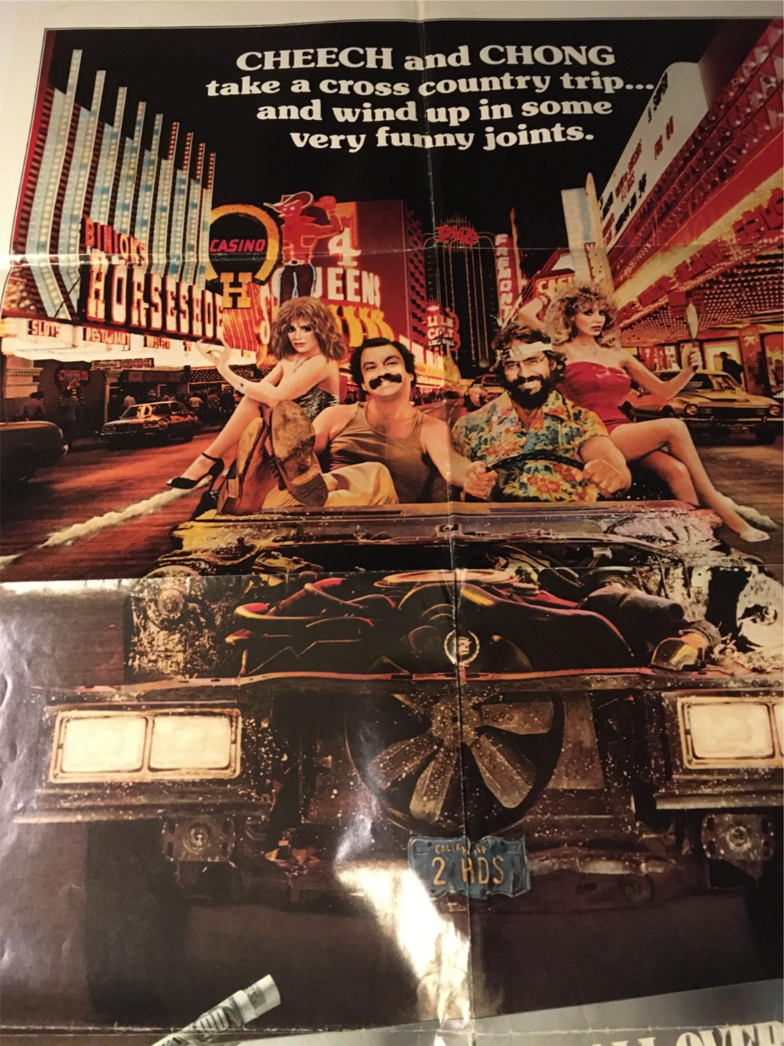 1982 Things are Tough All Over 41" x 27" Original Movie Poster Cheech and Chong