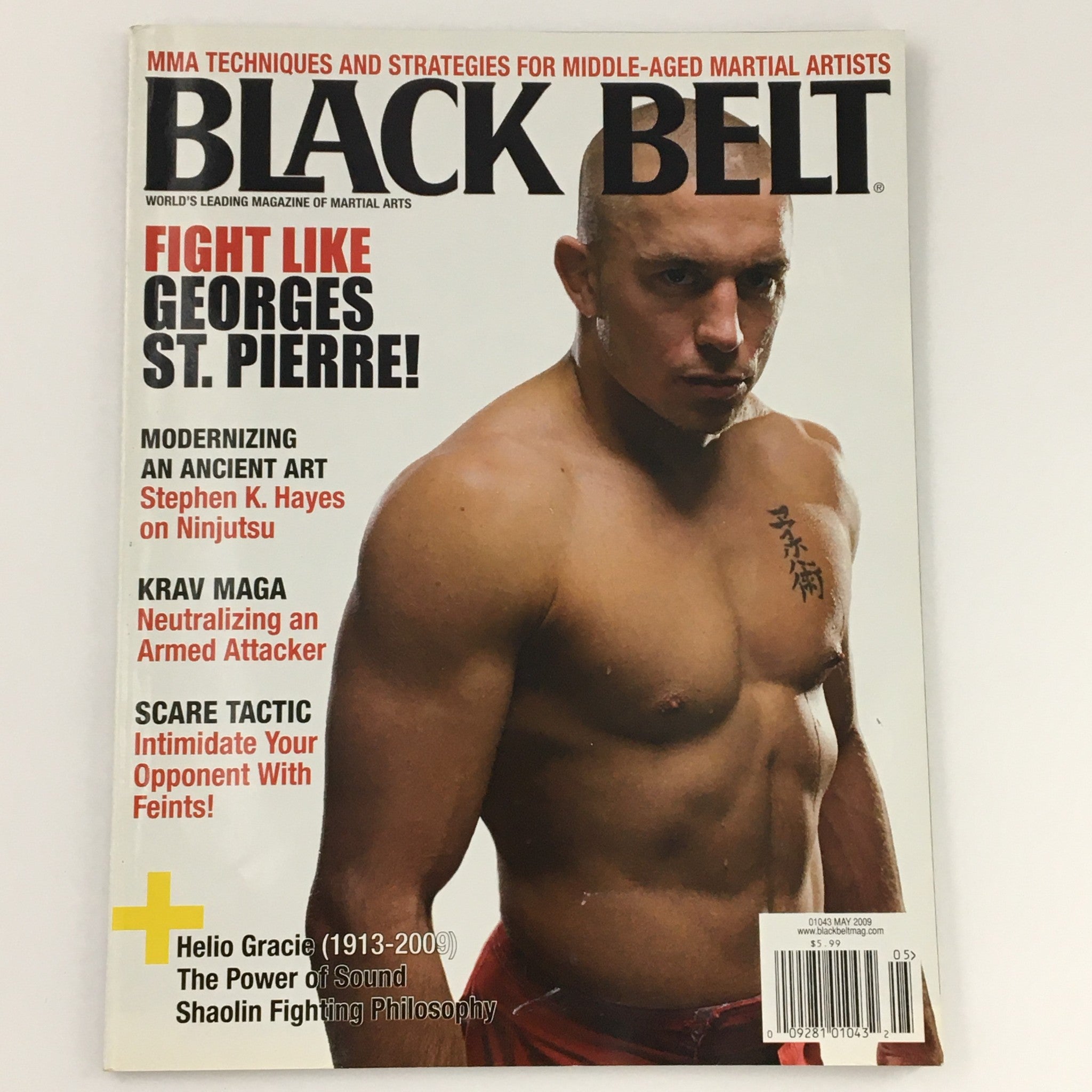 Black Belt Magazine May 2009 Fight Like George St. Pierre, Newsstand