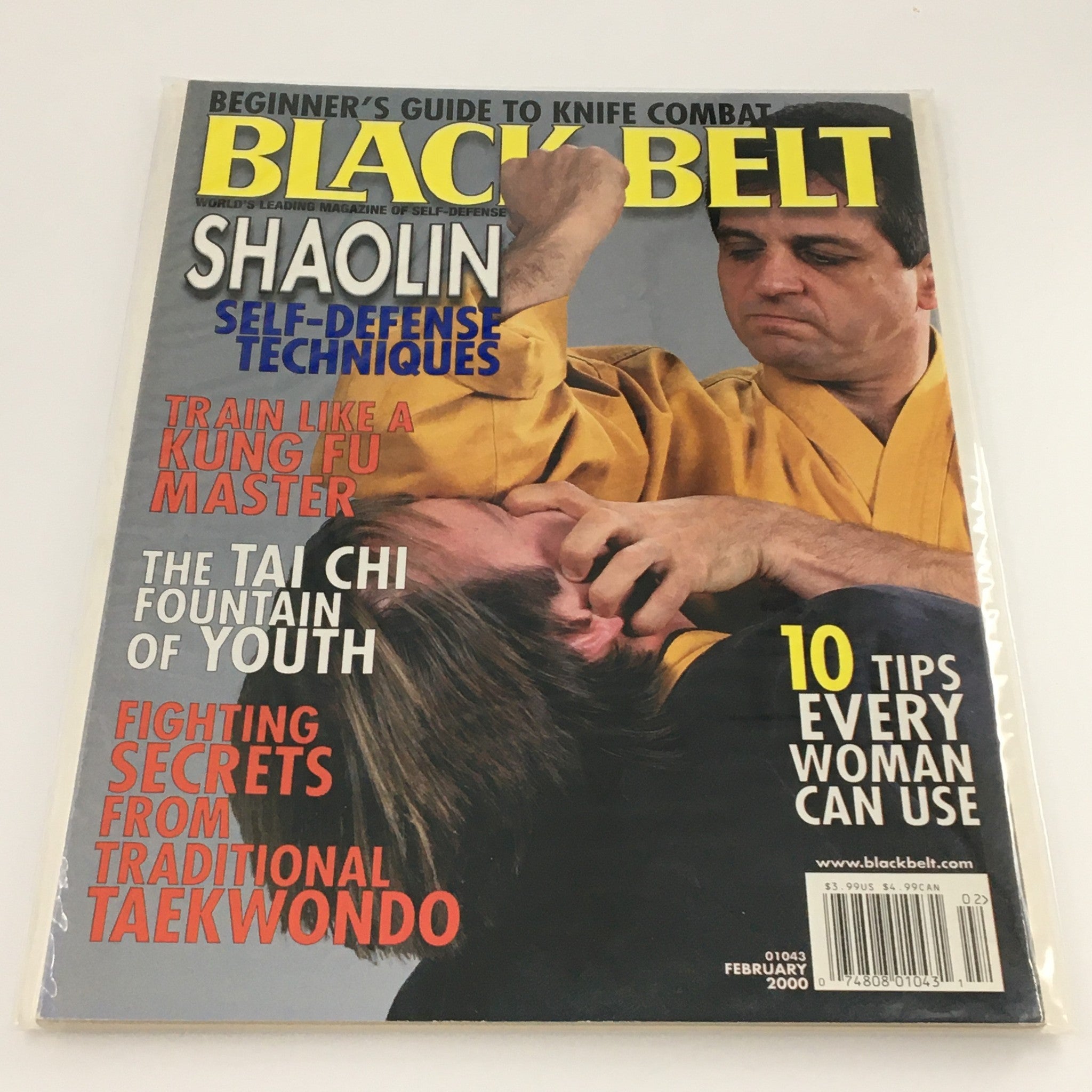 Black Belt Magazine February 2000 The Tai Chi Fountain of Youth, Newsstand