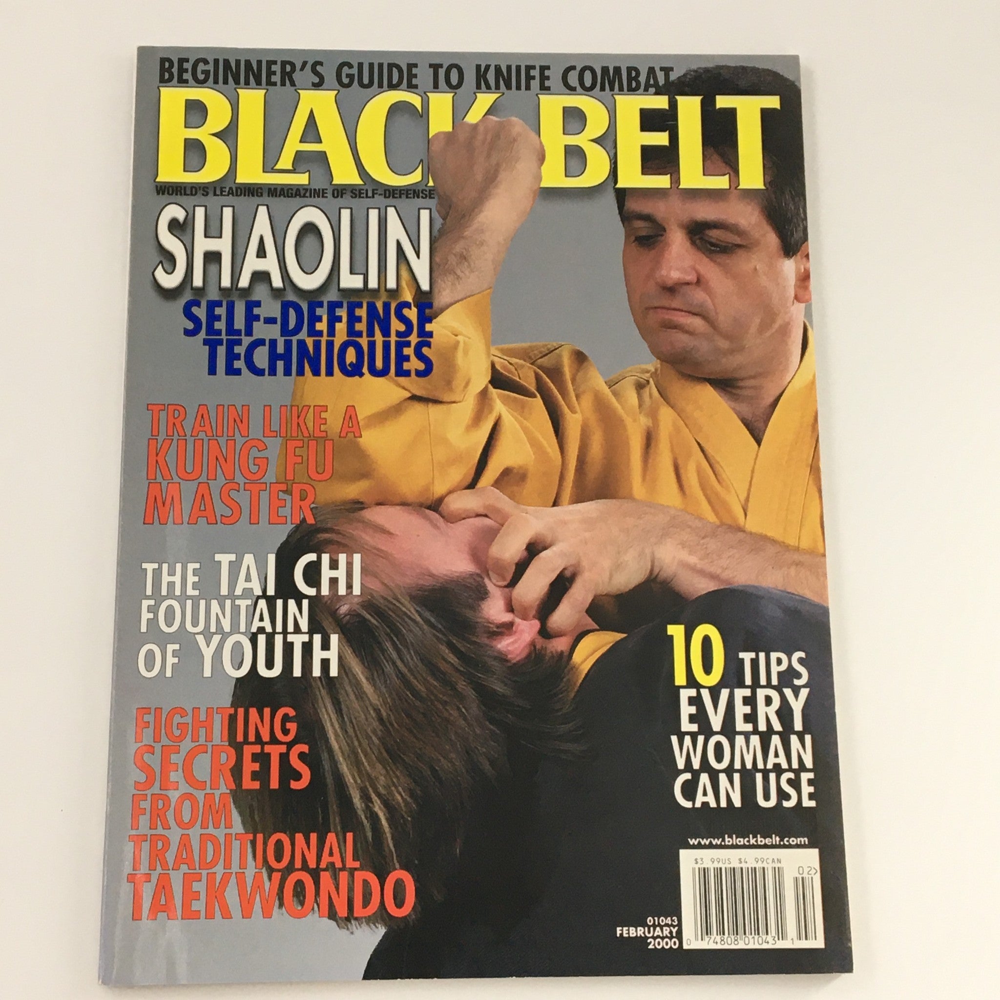 Black Belt Magazine February 2000 The Tai Chi Fountain of Youth, Newsstand