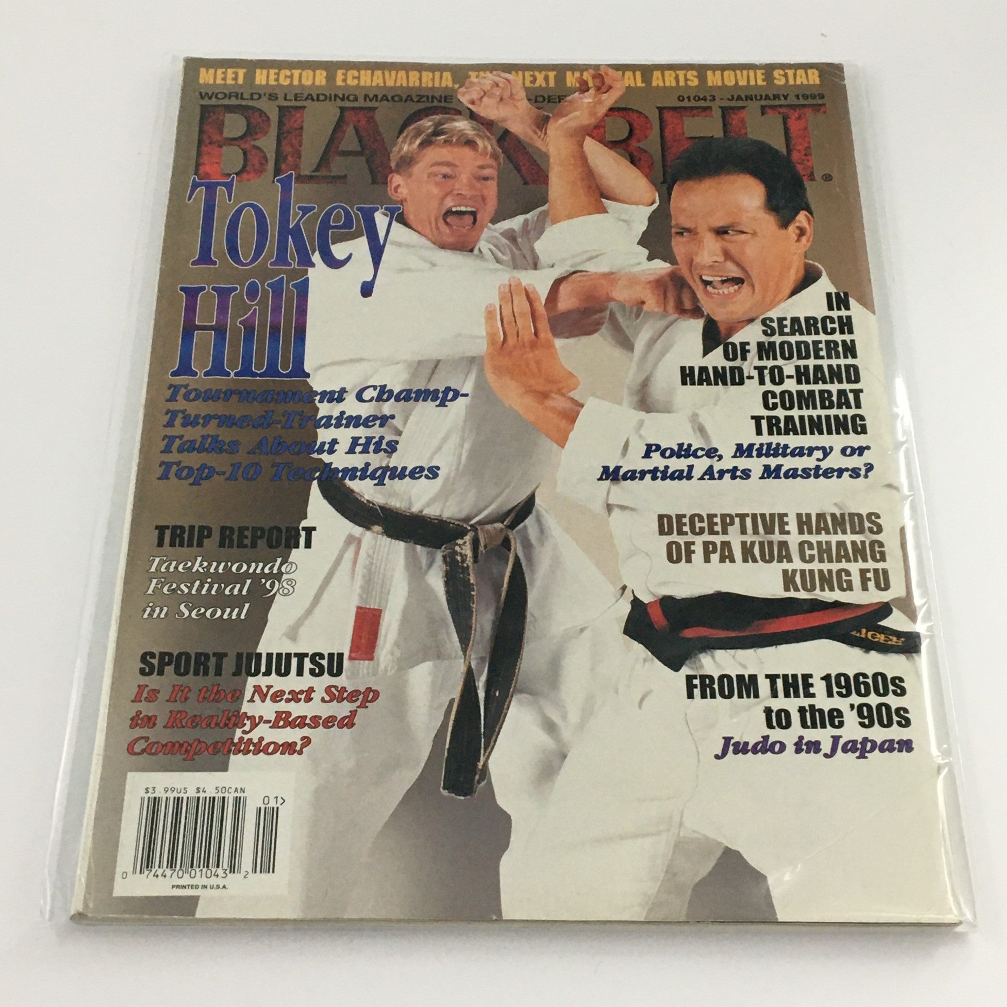 Black Belt Magazine January 1999 Tokey Hill Tournament Champ, Newsstand