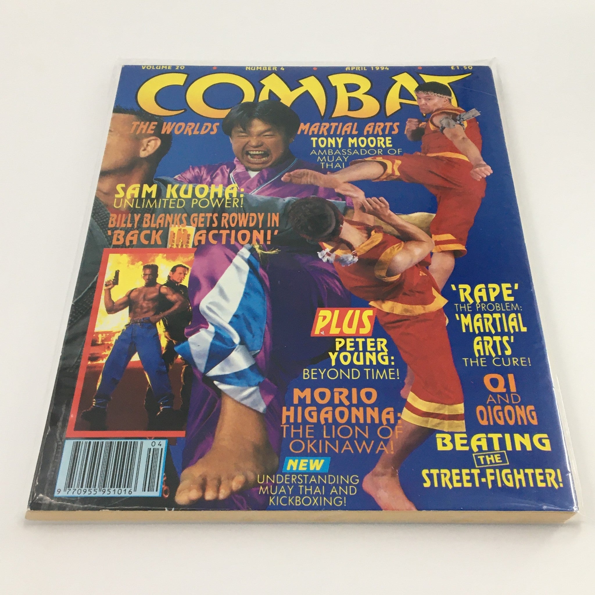 Combat Martial Arts Magazine April 1994 Tony Moore & Sam Kuoha Feature Newsstand