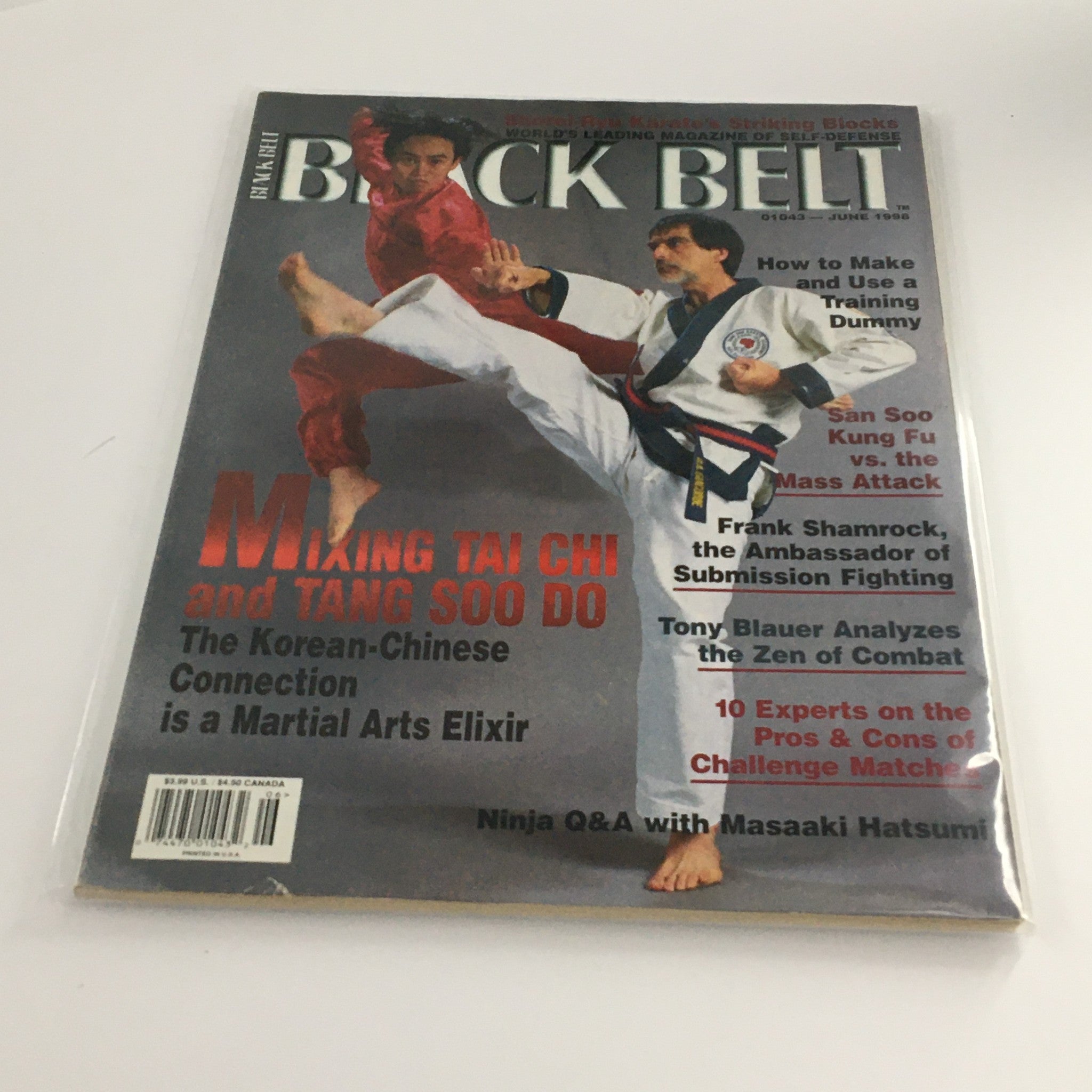 Black Belt Magazine June 1998 Mixing Tai Chi and Tang Soo Do Feature, Newsstand