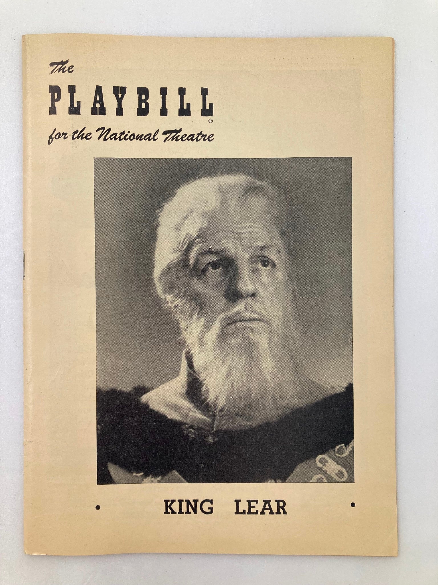 1951 Playbill National Theatre Louis Calhern, Norman Lloyd in King Lear