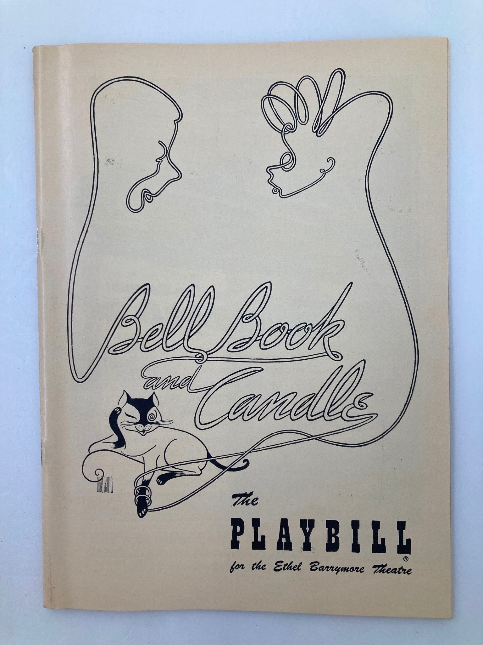 1951 Playbill Ethel Barrymore Theatre Rex Harrison in Bell, Book and Candle