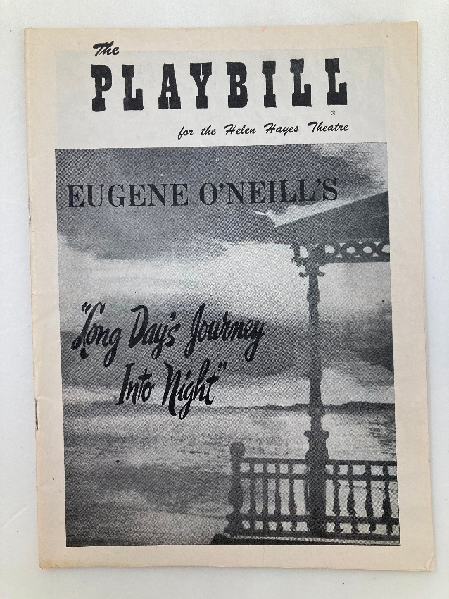 1957 Playbill Helen Hayes Theatre Fredric March in Long Day's Journey Into Night