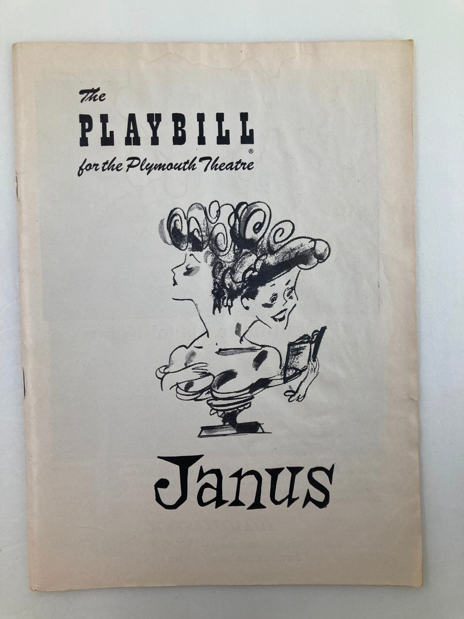 1956 Playbill The Plymouth Theatre Margaret Sullvan, Robert Preston in Janus