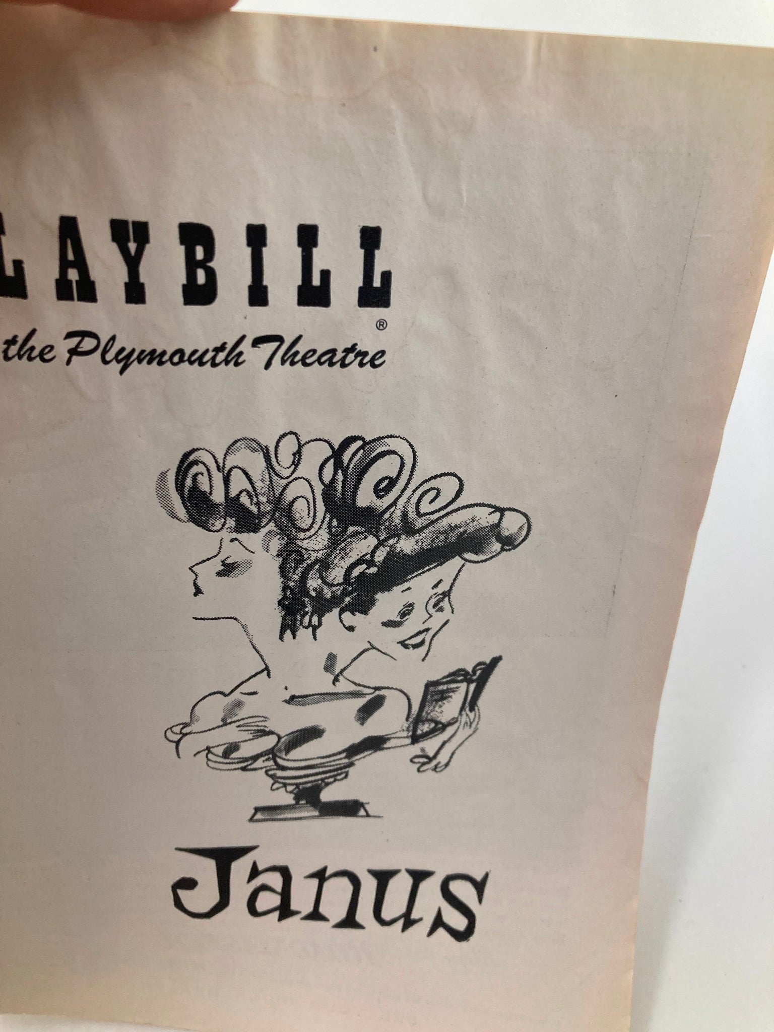 1956 Playbill The Plymouth Theatre Margaret Sullvan, Robert Preston in Janus