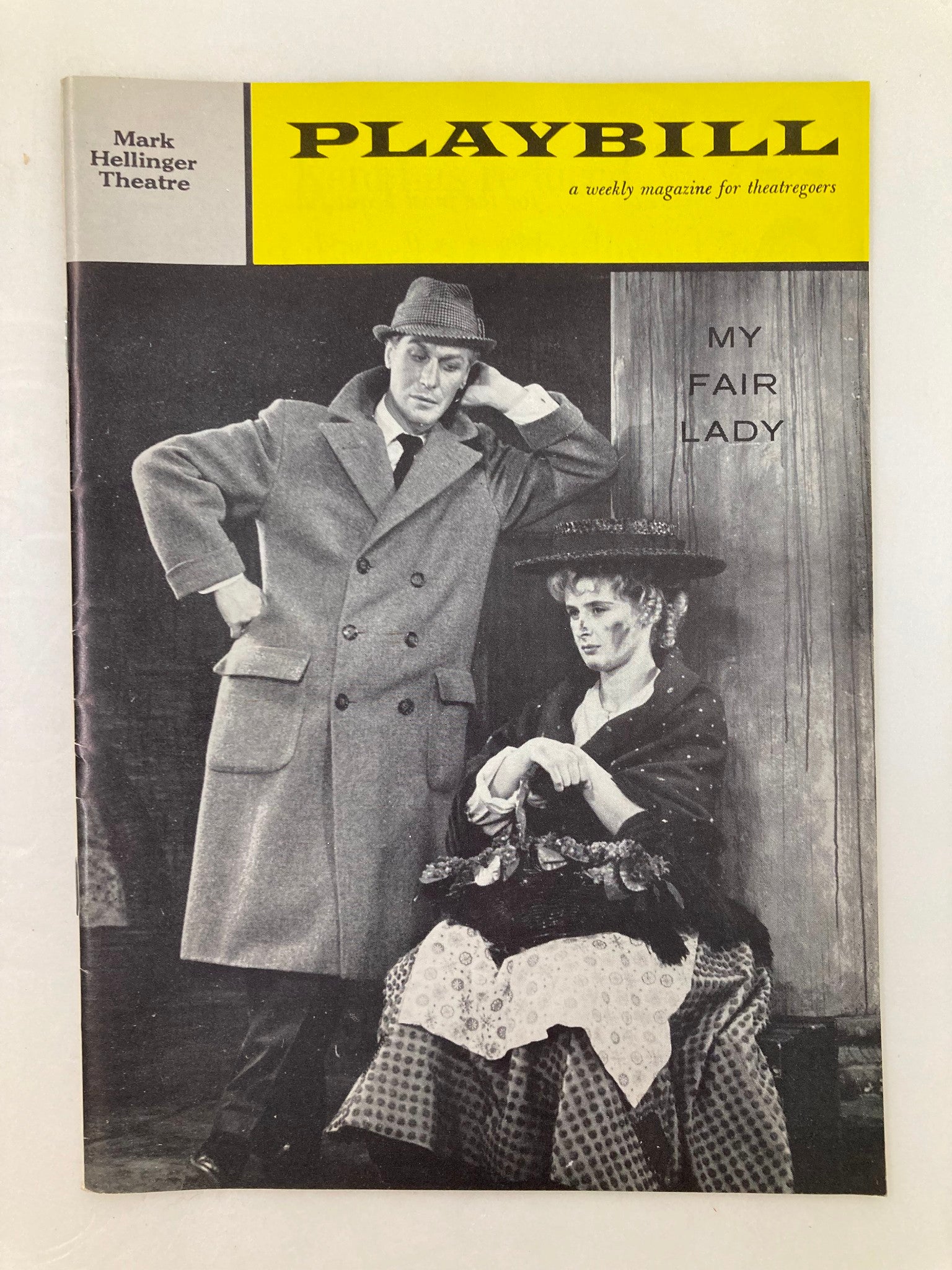 1959 Playbill Mark Hellinger Theater Edward Mulhare in My Fair Lady