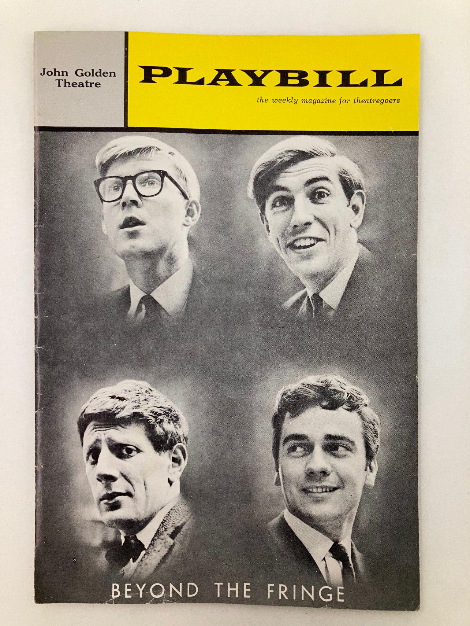 1963 Playbill John Golden Theatre Aian Bennett, Peter Cook in Beyond The Fringe