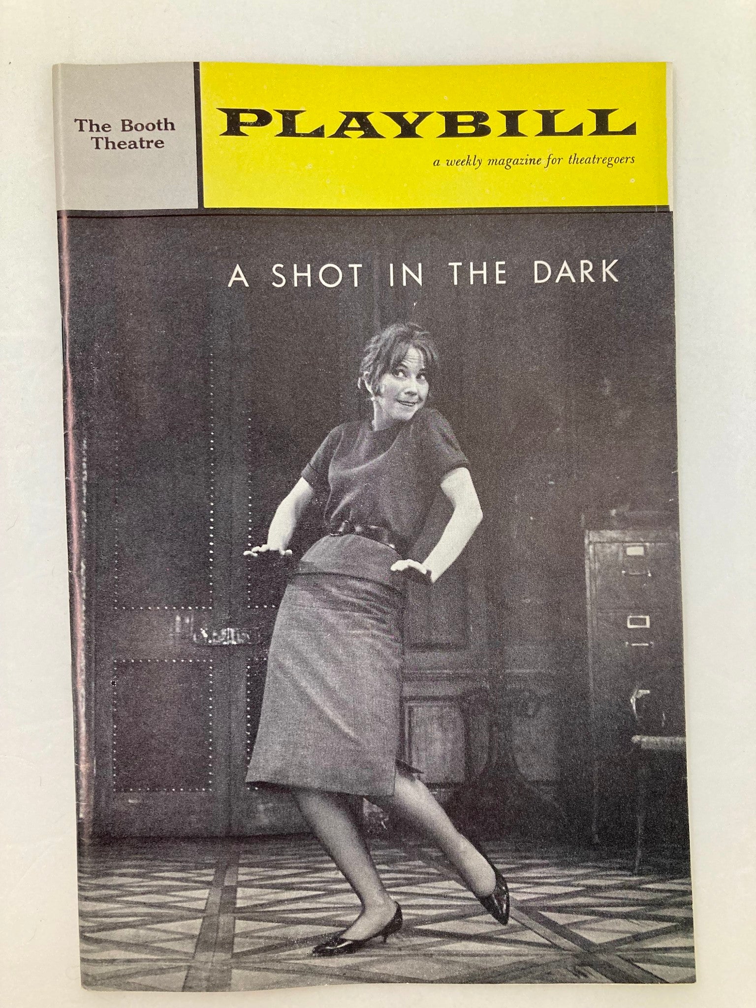 1962 Playbill The Booth Theatre Julie Harris in A Shot In The Dark