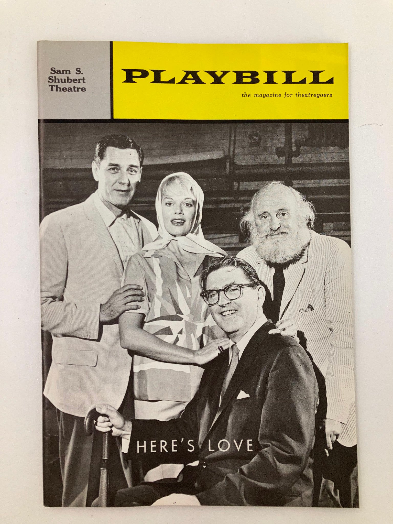 1963 Playbill Sam S. Shubert Theatre Janis Paige, Craig Stevens in Here's Love