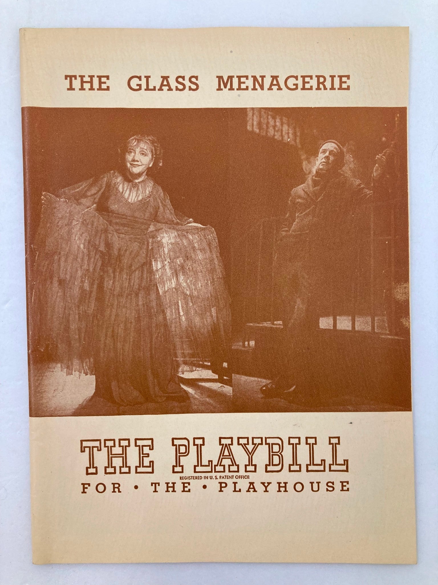 1946 Playbill The Playhouse Laurette Taylor Eddie Dowling in The Glass Menagerie