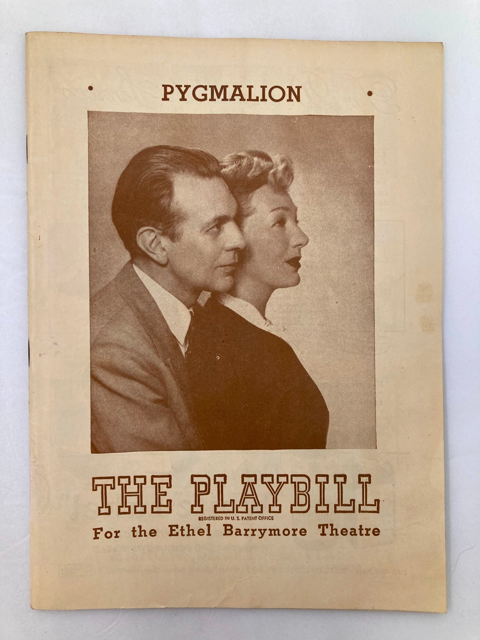 1946 Playbill Ethel Barrymore Theatre Gertrude Lawrence in Pygmalion