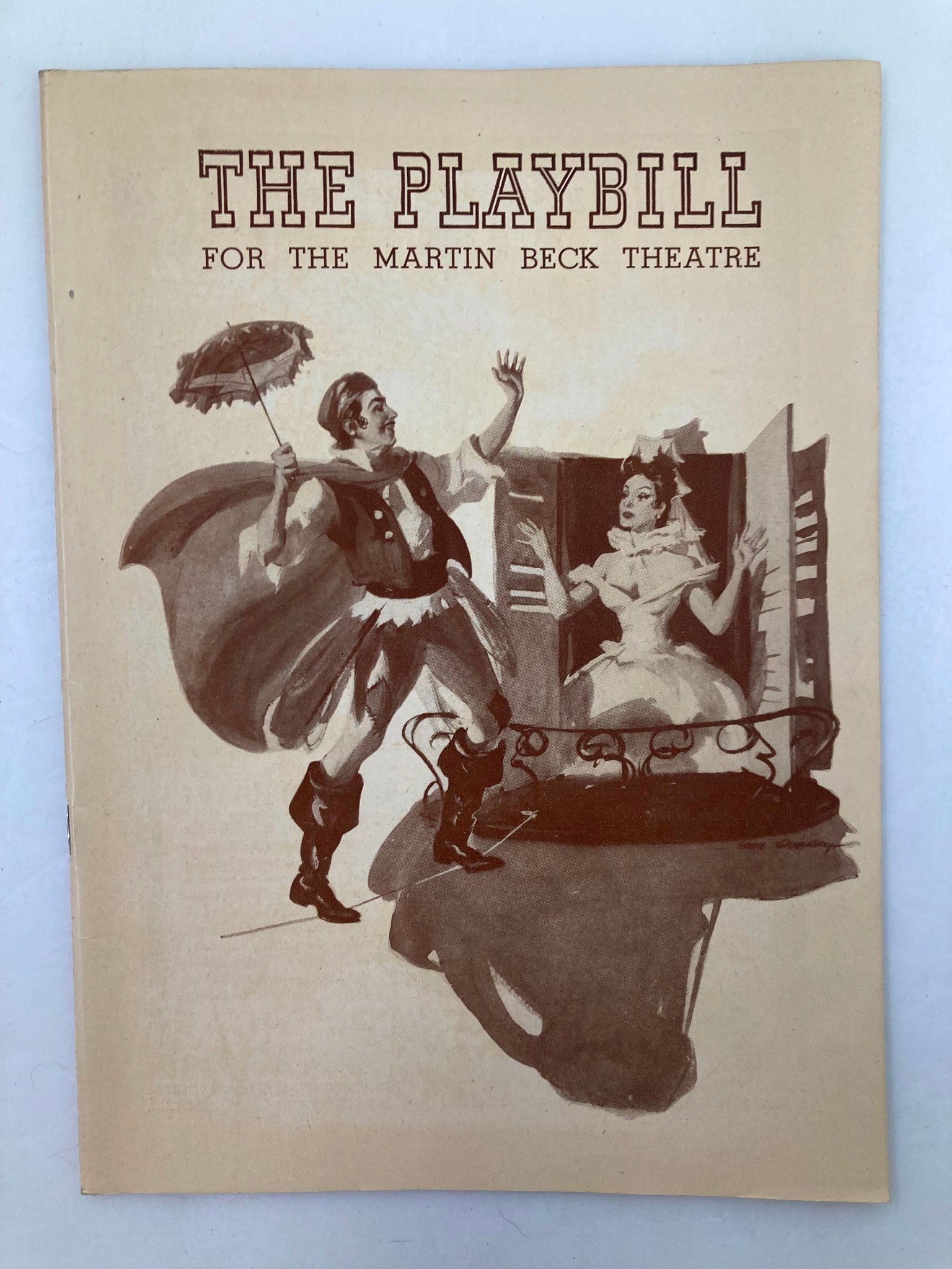 1942 Playbill Martin Beck Theatre Alfred Lunt, Lynn Fontanne in The Pirate