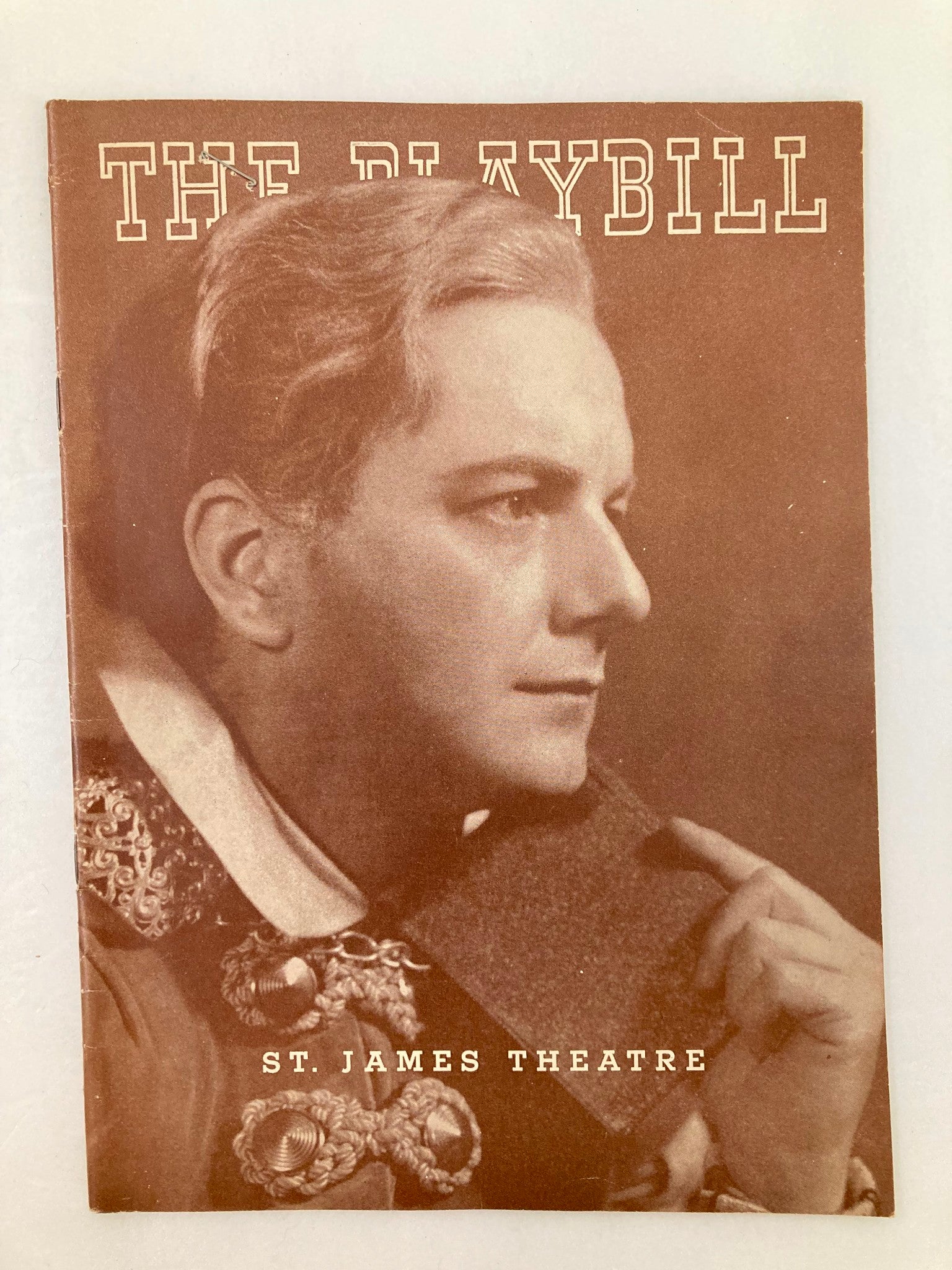 1938 Playbill St. James Theatre Donald Arbury, Welsey Andy in Hamlet