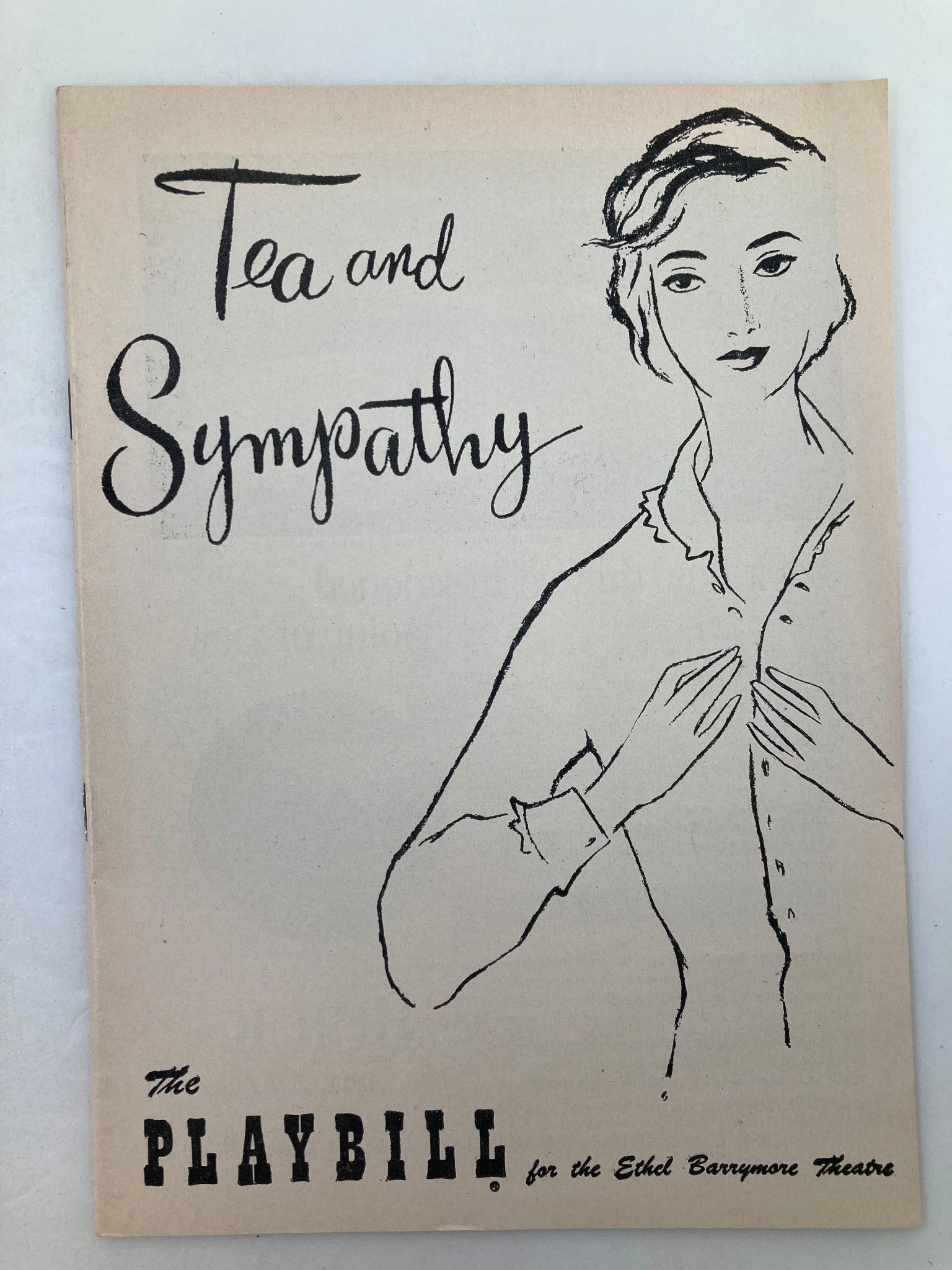 1954 Playbill Ethel Barrymore Theatre Deborah Kerr in Tea and Sympathy