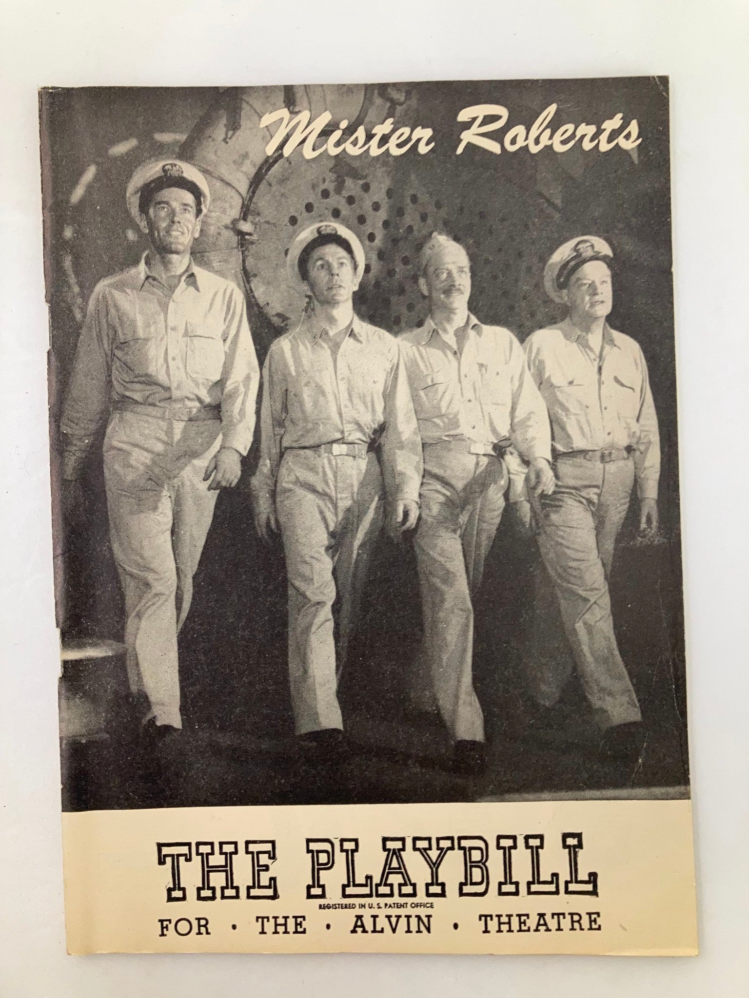 1948 Playbill Alvin Theatre Henry Fonda, David Wayne in Mister Roberts