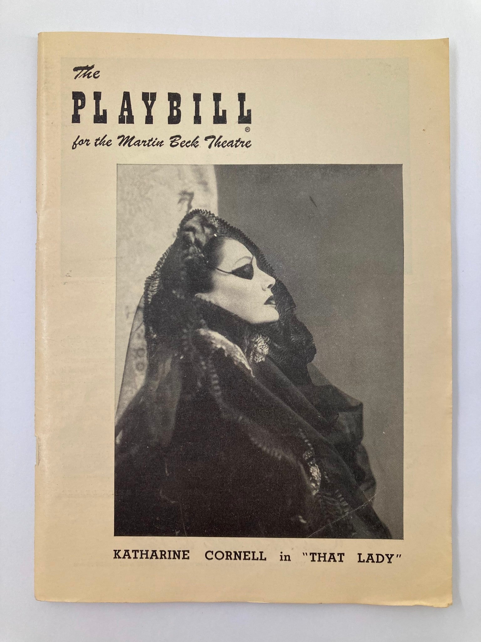 1949 Playbill Martin Beck Theatre Henry Daniell, Torin Thatcher in That Lady