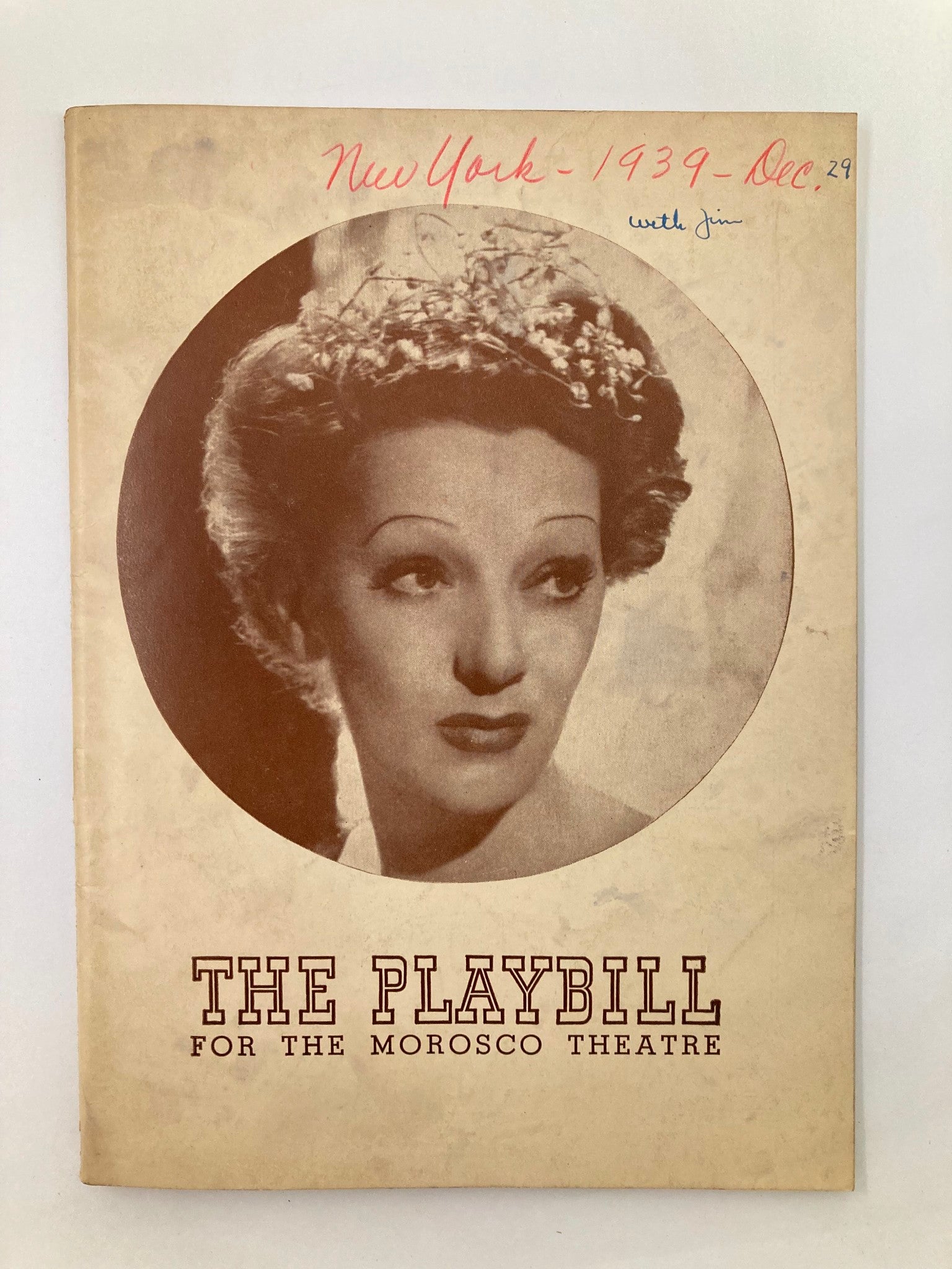 1939 Playbill Morosco Theatre Gertrude Lawrence, Donald Cook in Skylark