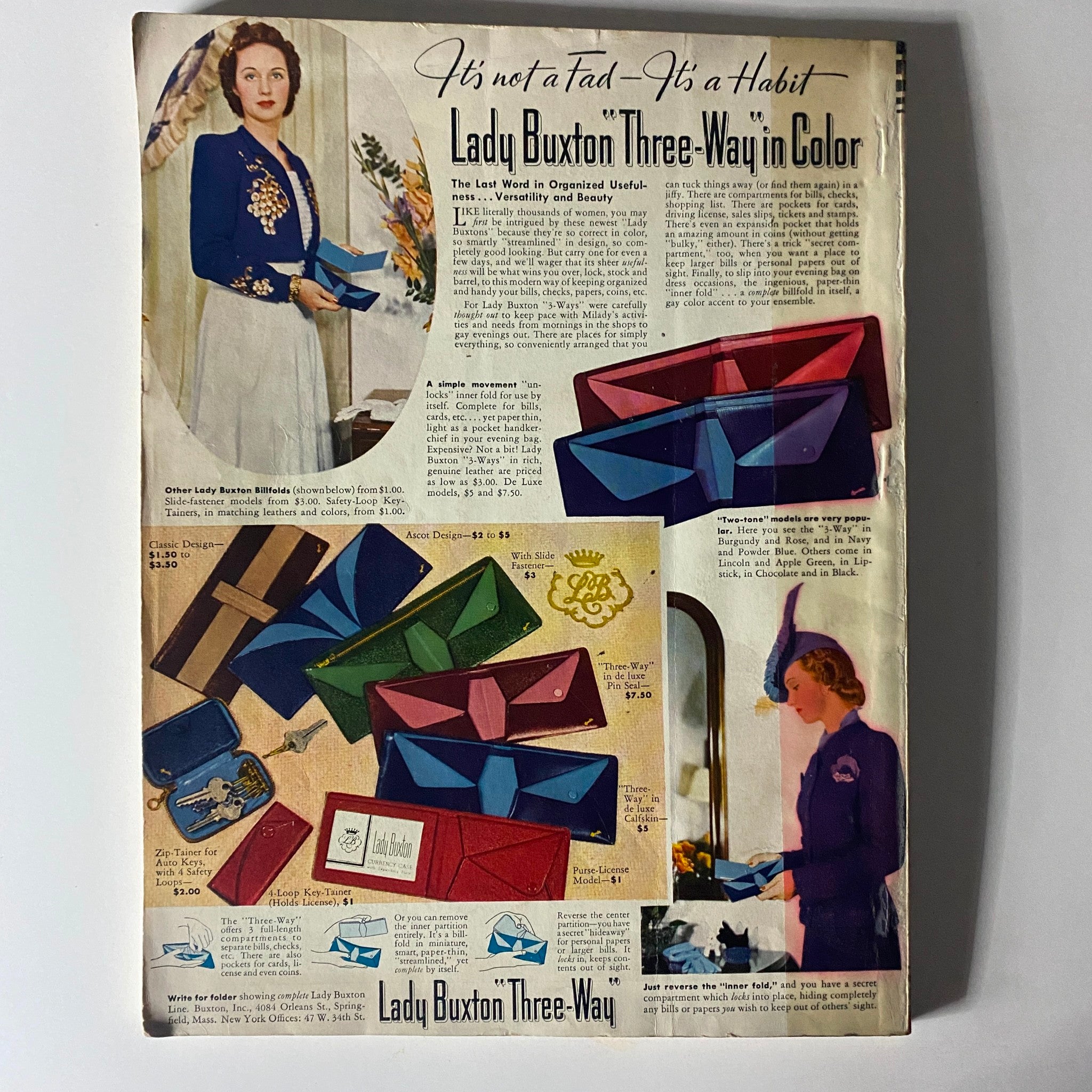 Mademoiselle Magazine June 1940 Vacation Special No Label